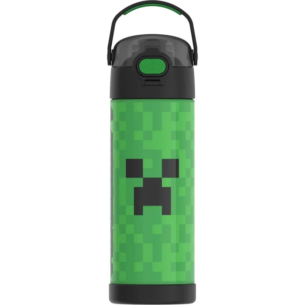 16oz Vacuum Insulated Stainless Steel Water Bottle - Minecraft