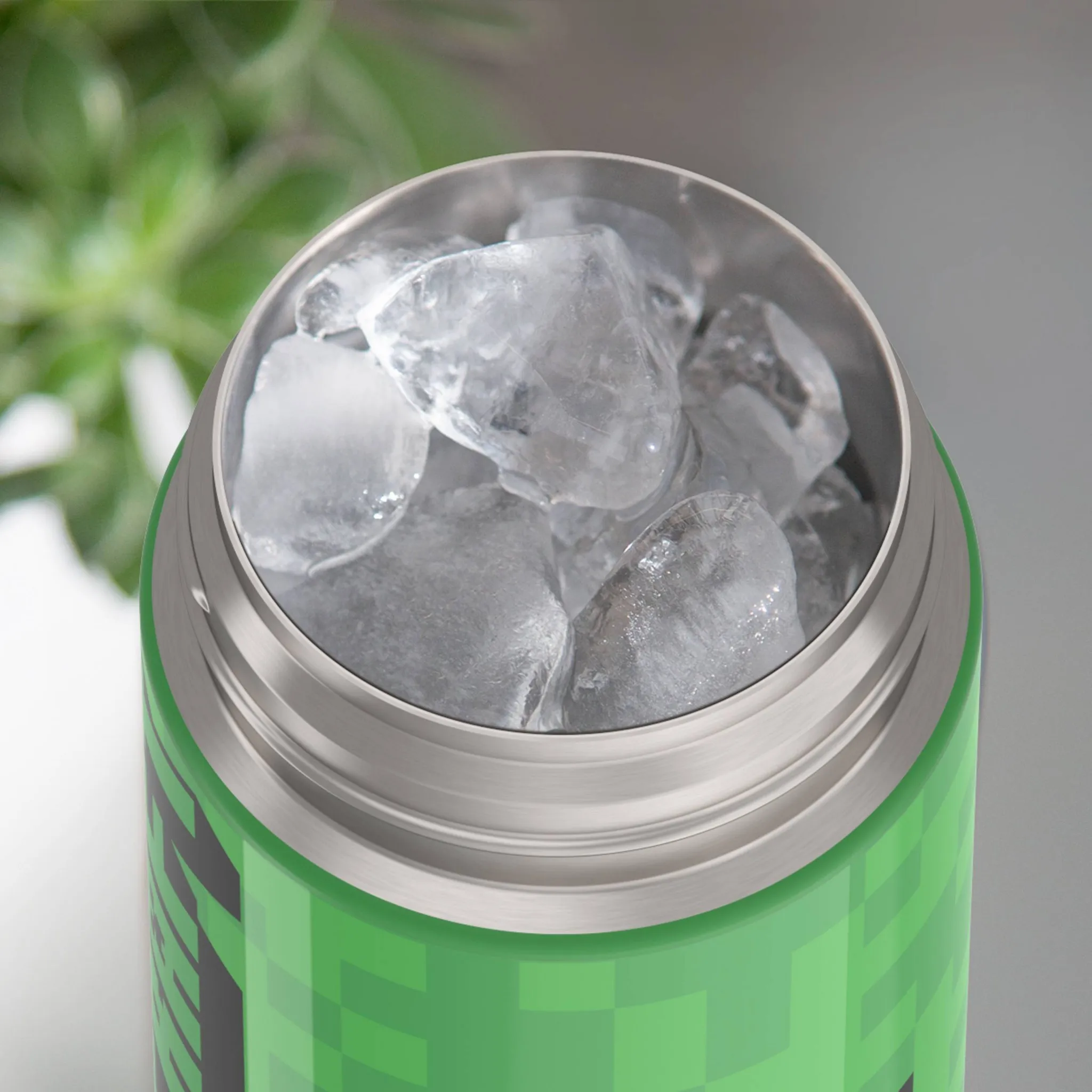 16oz Vacuum Insulated Stainless Steel Water Bottle - Minecraft - Image 3