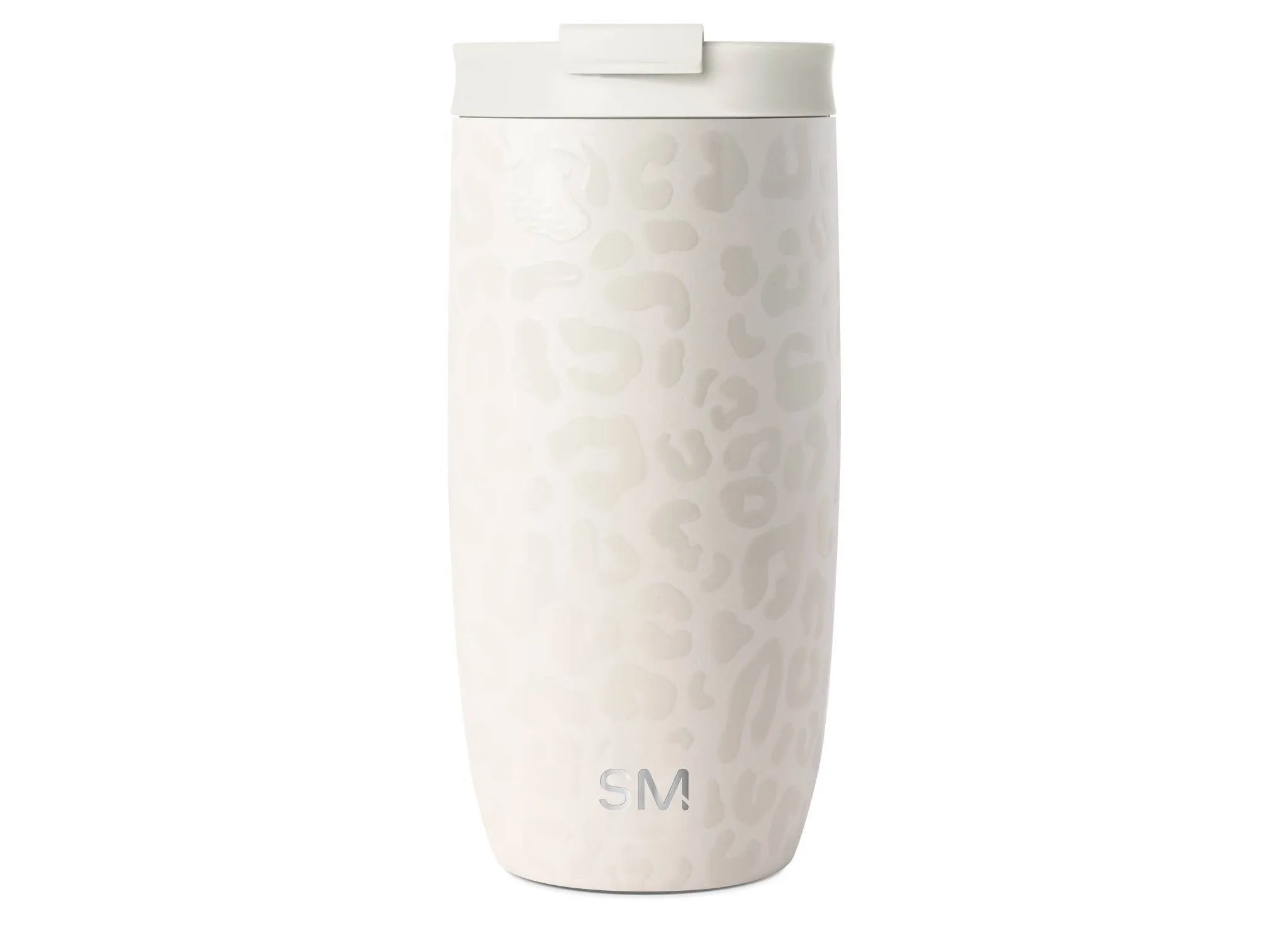 16oz Voyager Leopard Travel Mug Cream - Image 3
