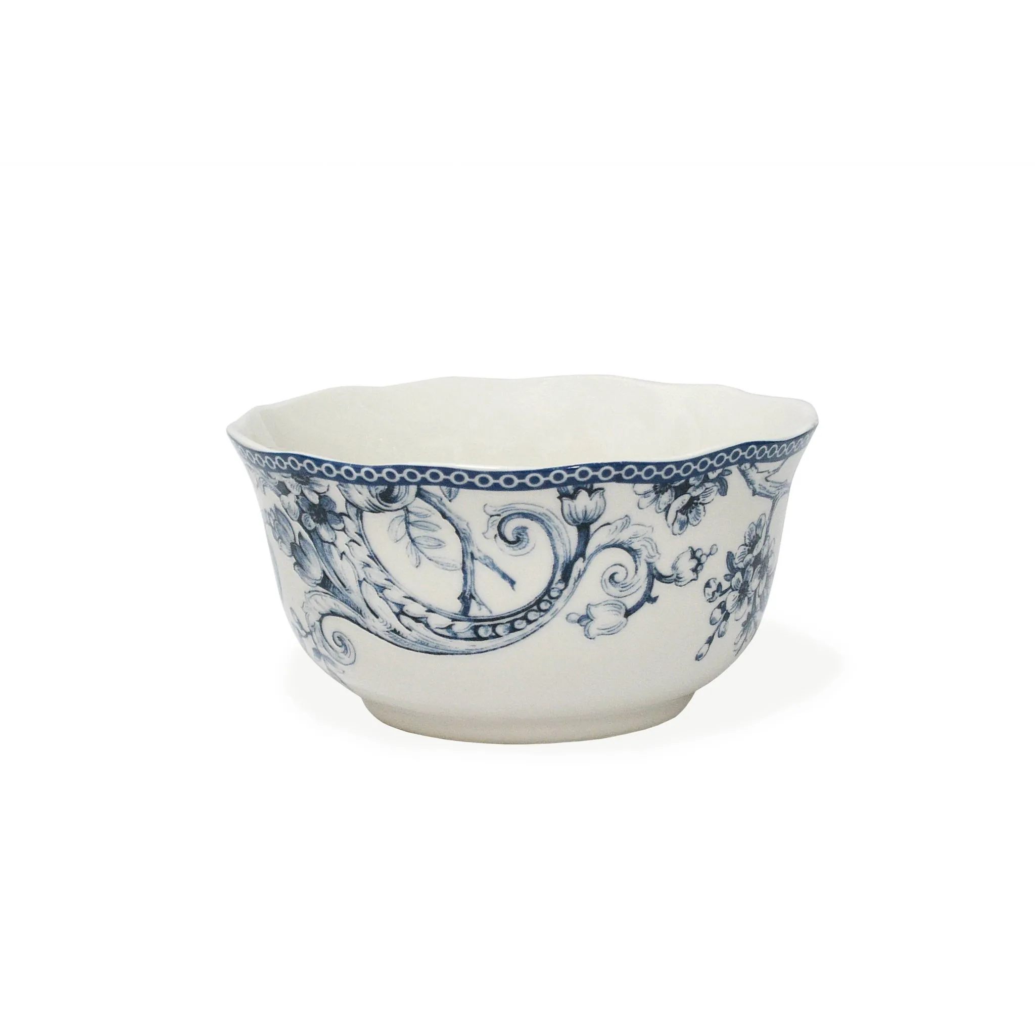 16pc Porcelain Adelaide Dinnerware Set Blue - Image 2