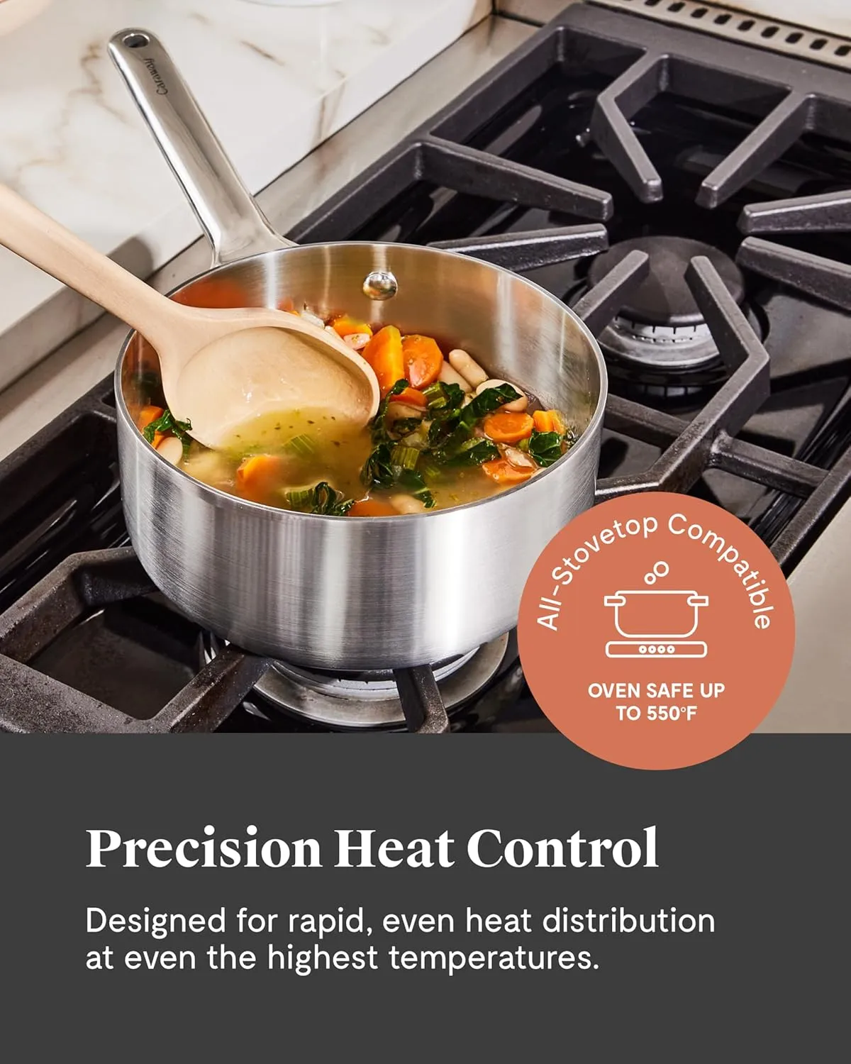 1.75qt Sauce Pan Stainless Steel - Image 5