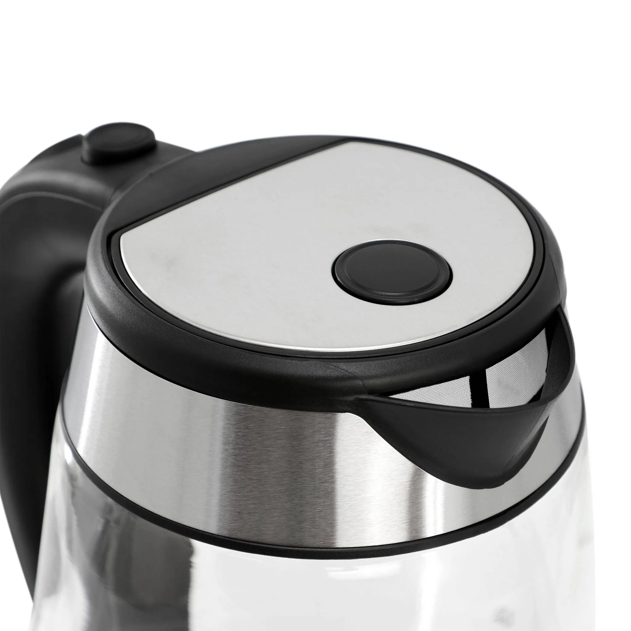 1.7L Glass & Stainless Steel Electric Tea Kettle - Image 3