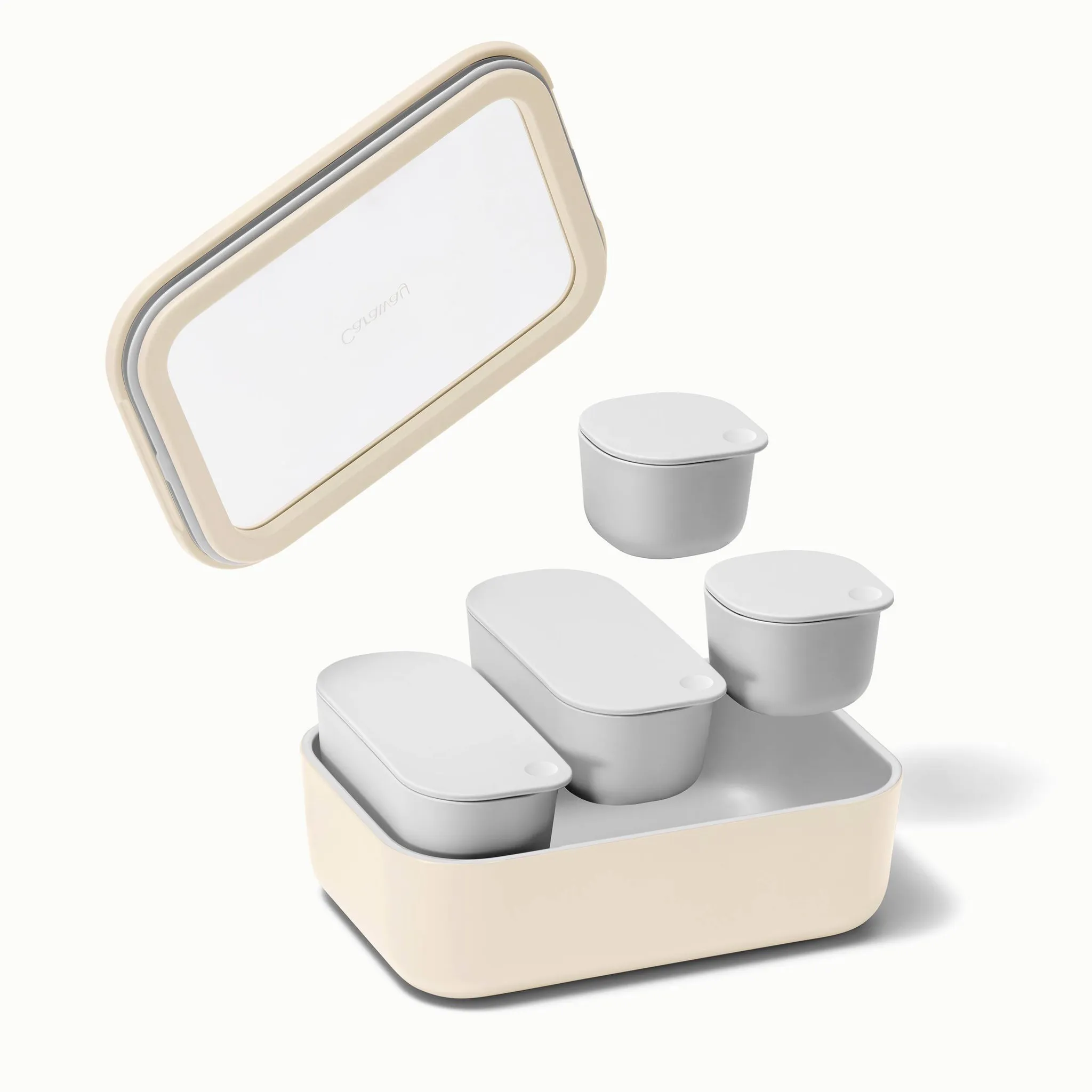 17pc Food Storage Set - Cream - Image 3