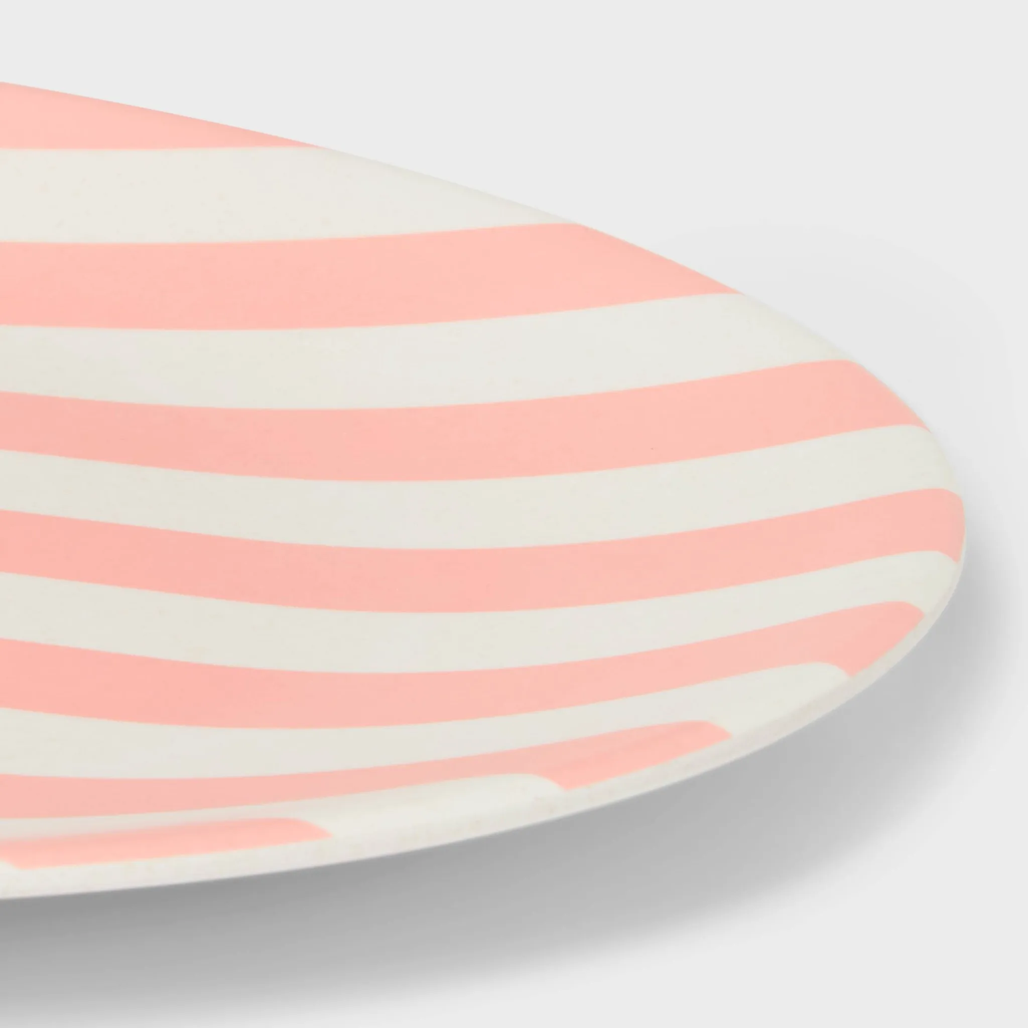18-Inch Figural Oval Striped Serving Platter - Image 3