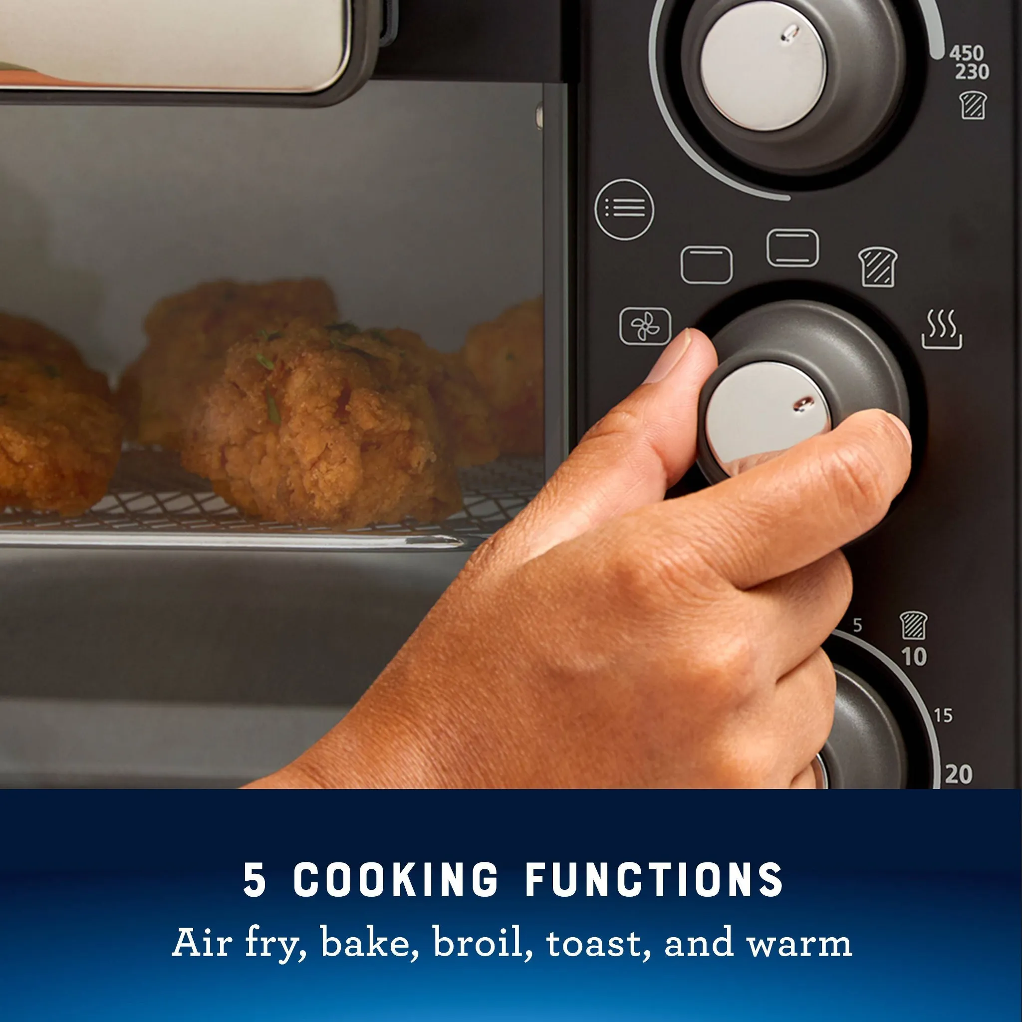 18-Quart Toaster Oven With Air Fry Function - Image 3