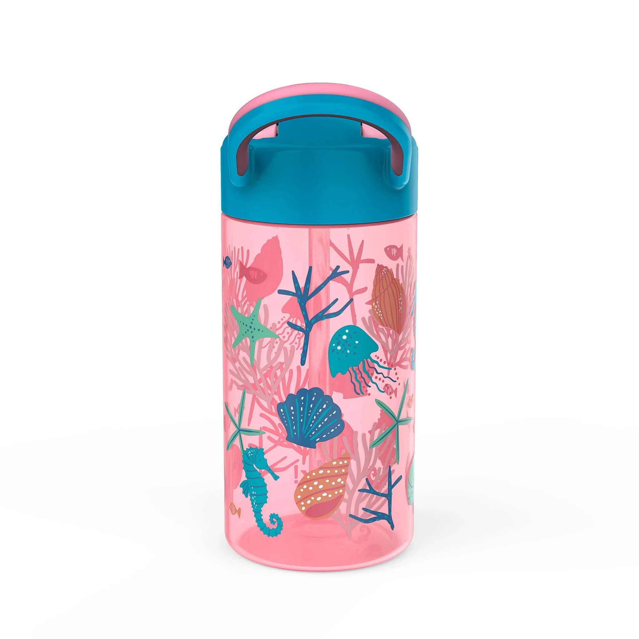 18oz 2pk Plastic Shells and Rainbows Valiant Water Bottles - Image 3