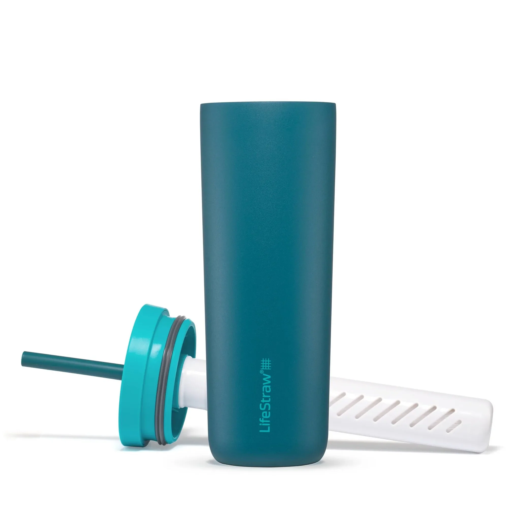 18oz Go Series Water Filter Tumbler Laguna Teal