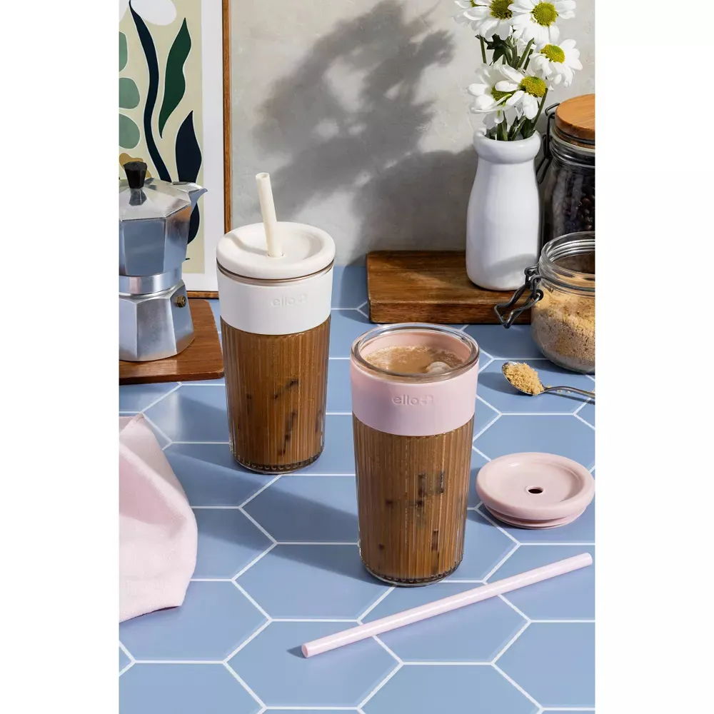 18oz Straw Tumbler - Pink - Image 3