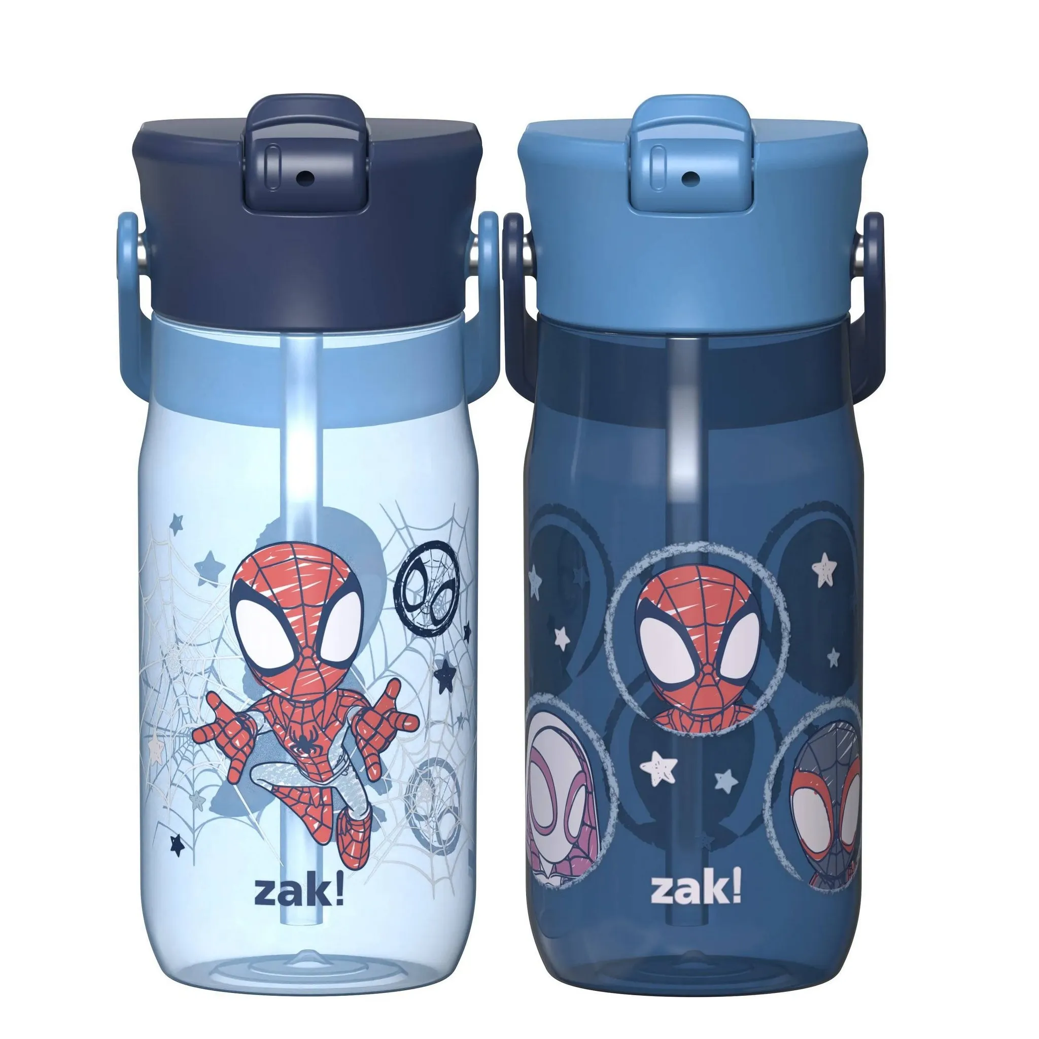 18oz Straw Water Bottles - Spidey and His Amazing Friends