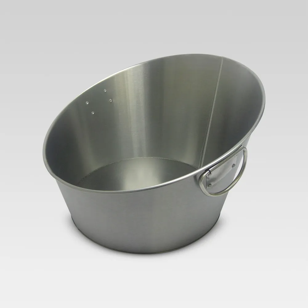 10.5L Stainless Steel Angled Beverage Tub