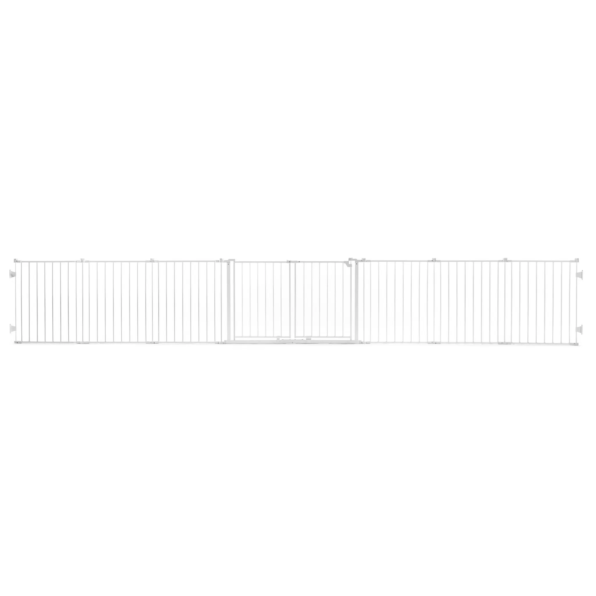 192-Inch 8 Panel Double Door Super Wide 2-in-1 Configurable Metal Safety Gate - Image 3