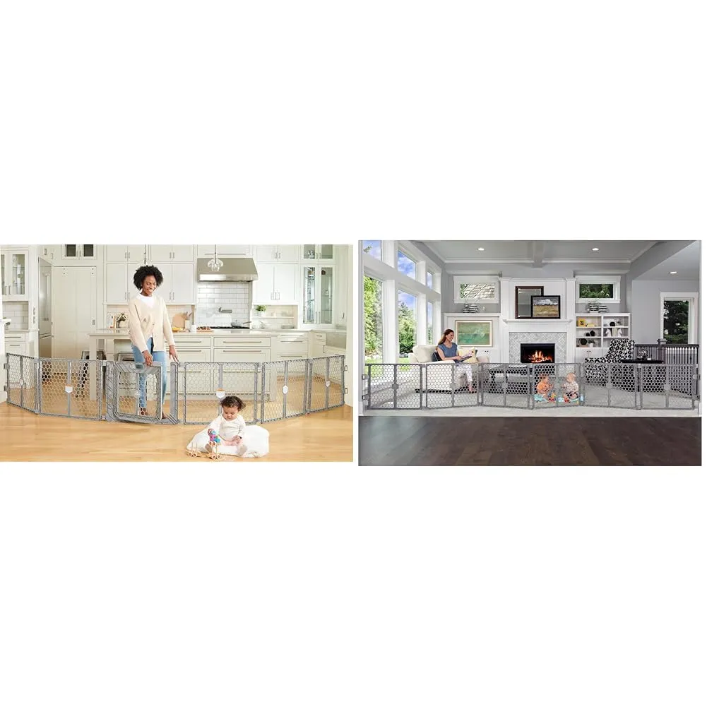 192" Super Wide Baby Gate and Play Yard - Image 4
