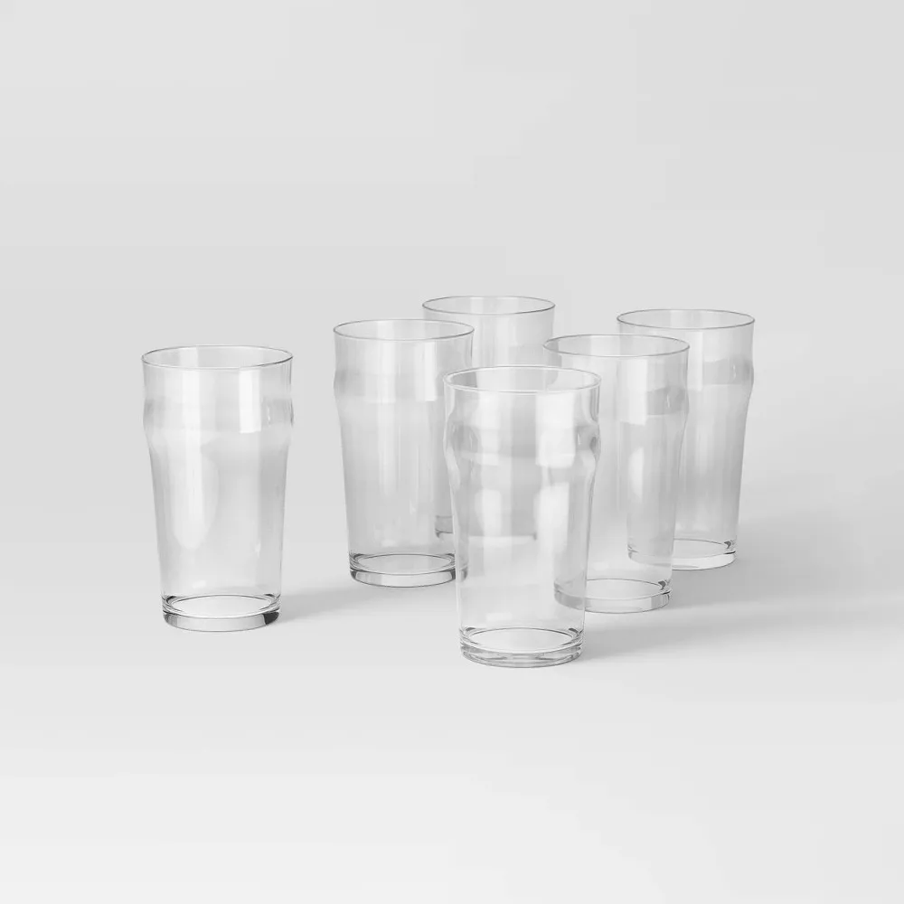 19oz 6pk Hutton Pint Glasses - Threshold™ - Image 5