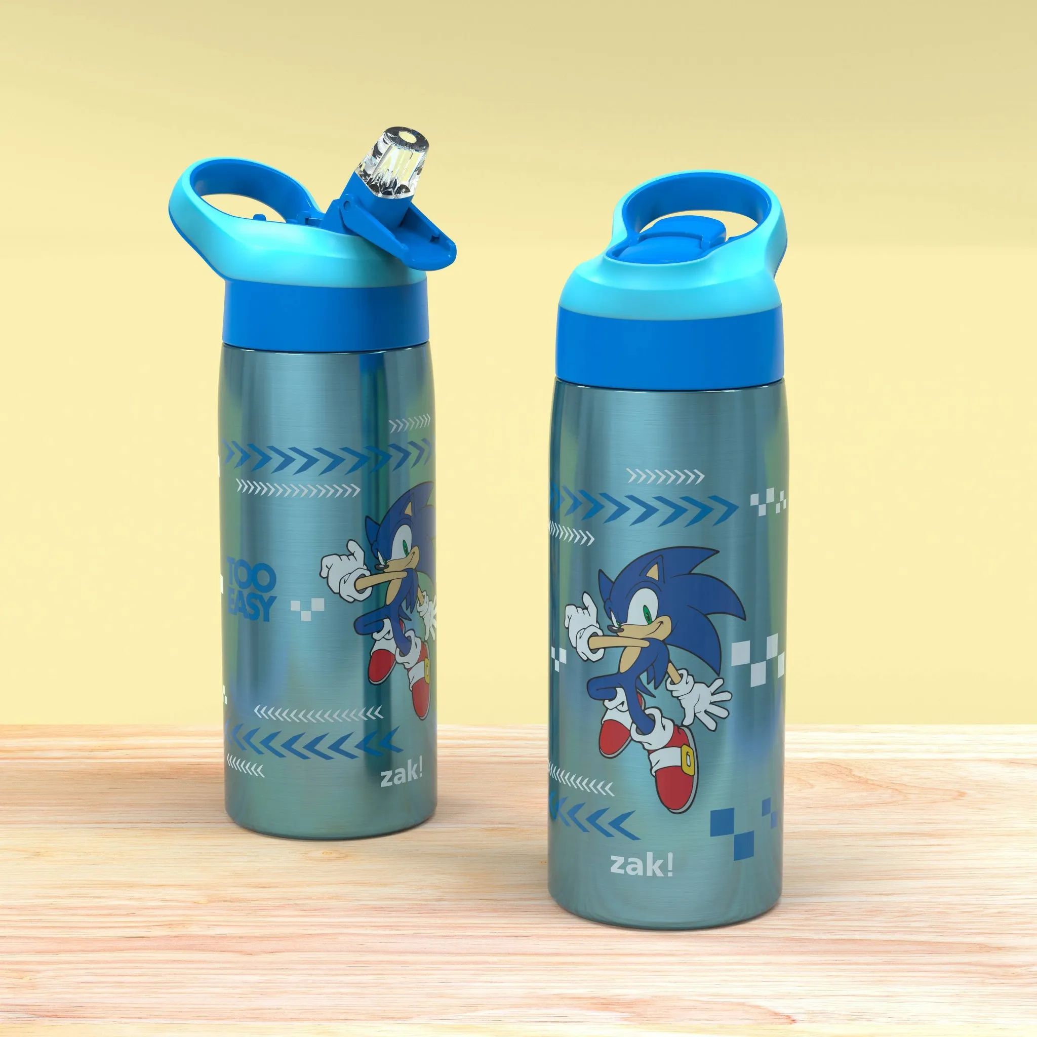 19oz Vacuum Insulated Portable Water Bottle - Stainless Steel - Image 3