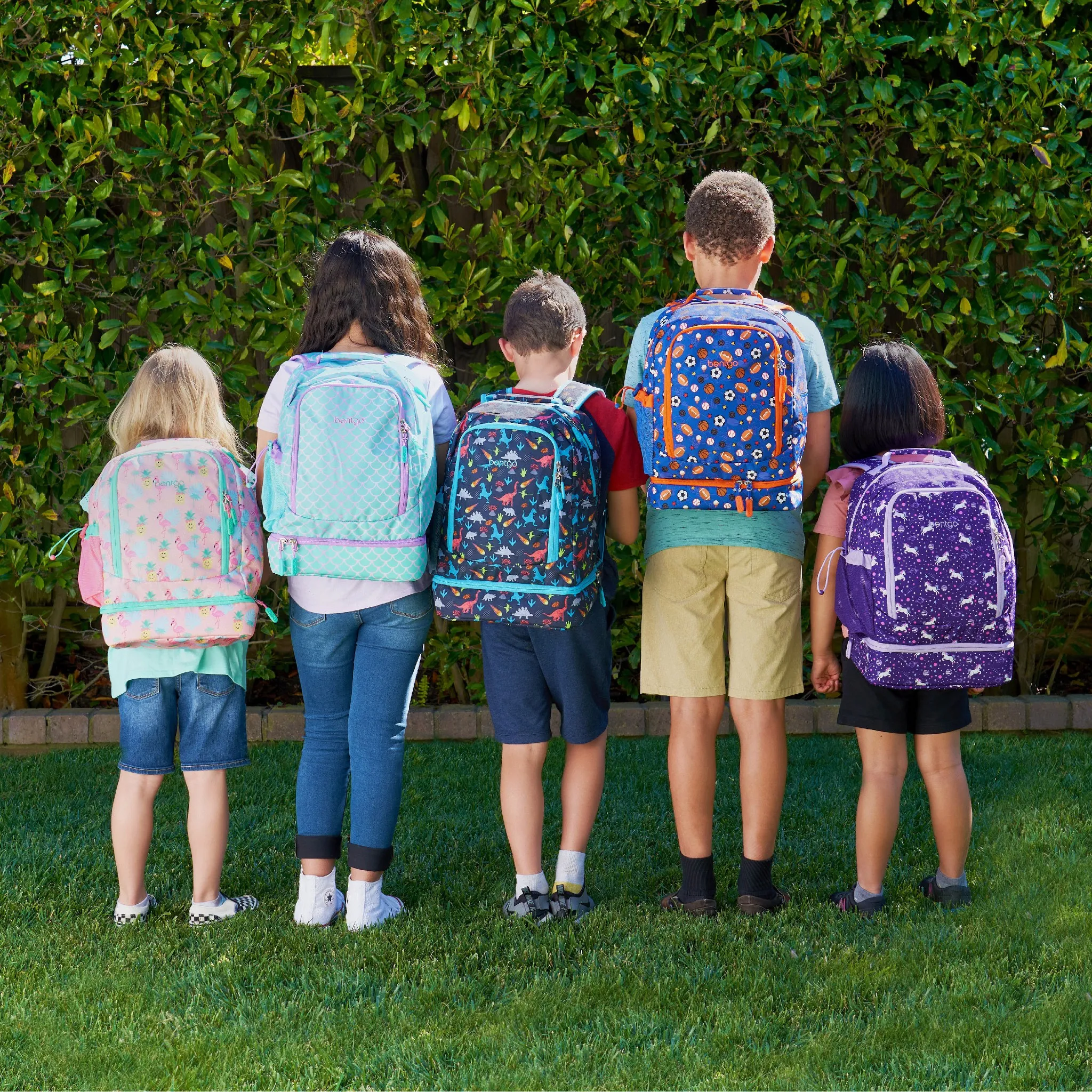 2-in-1 17" Backpack & Insulated Lunch Bag - Dino - Image 5