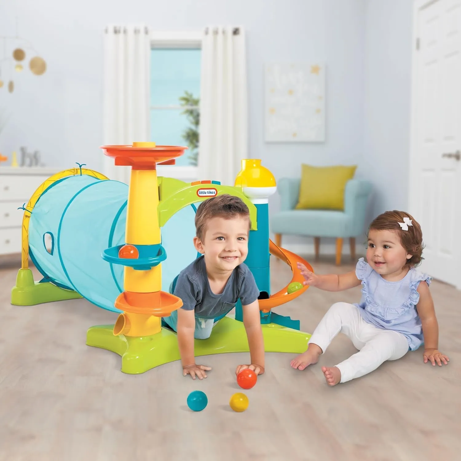 2-in-1 Activity Tunnel - Indoor Outdoor Playset for Toddlers - Image 4