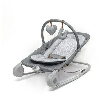 2-in-1 Bouncer & Rocker Duo - Heather Gray - Image 2