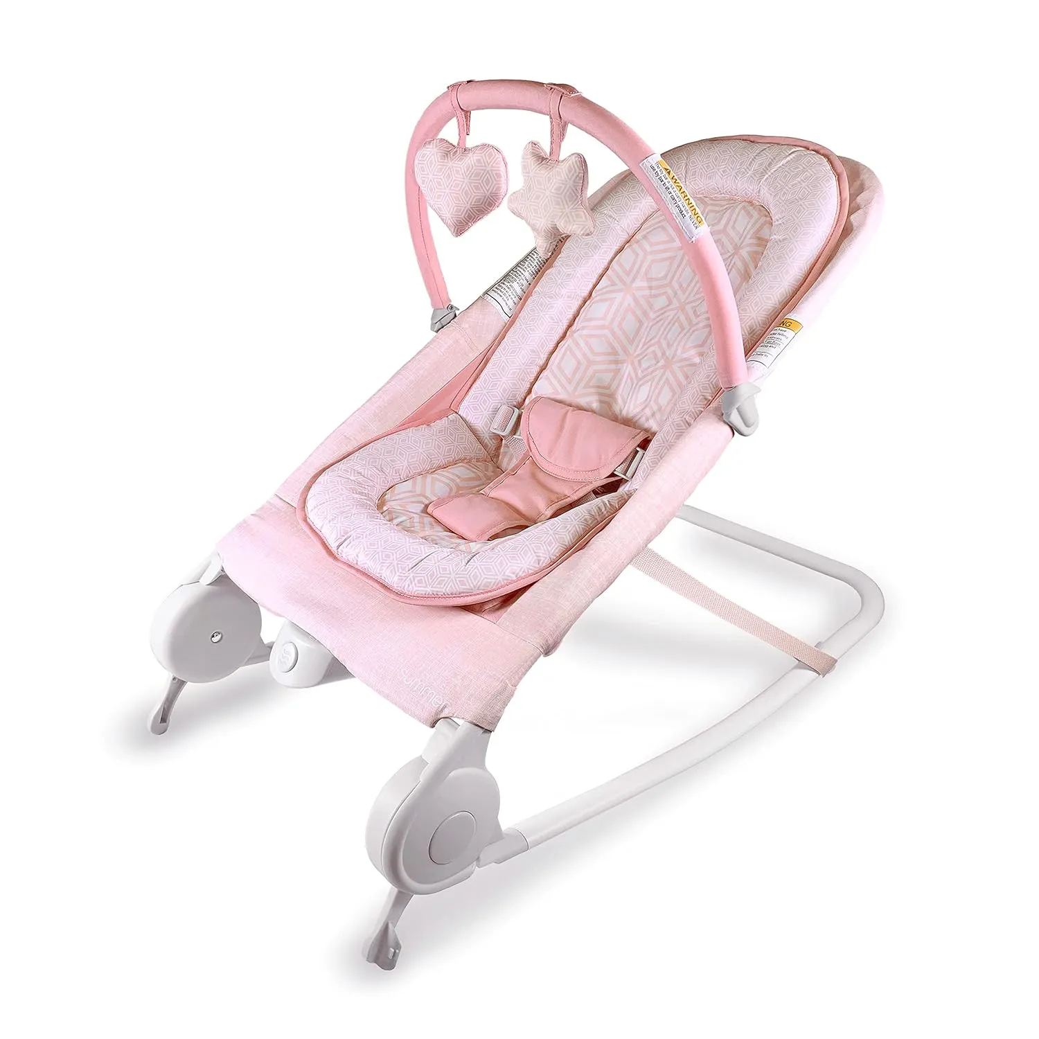 2-in-1 Bouncer & Rocker Duo - Pink - Image 4