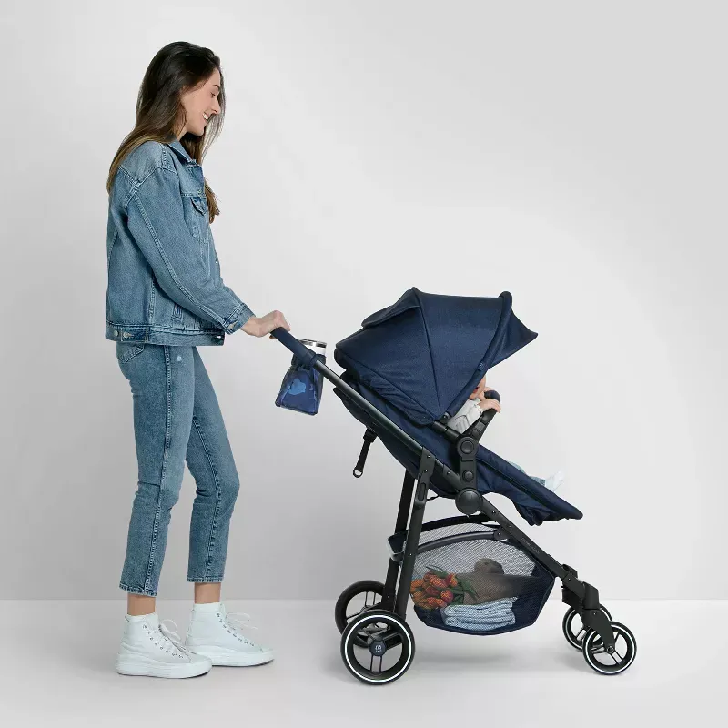2-in-1 Carriage Stroller - Navy Camo - Image 3
