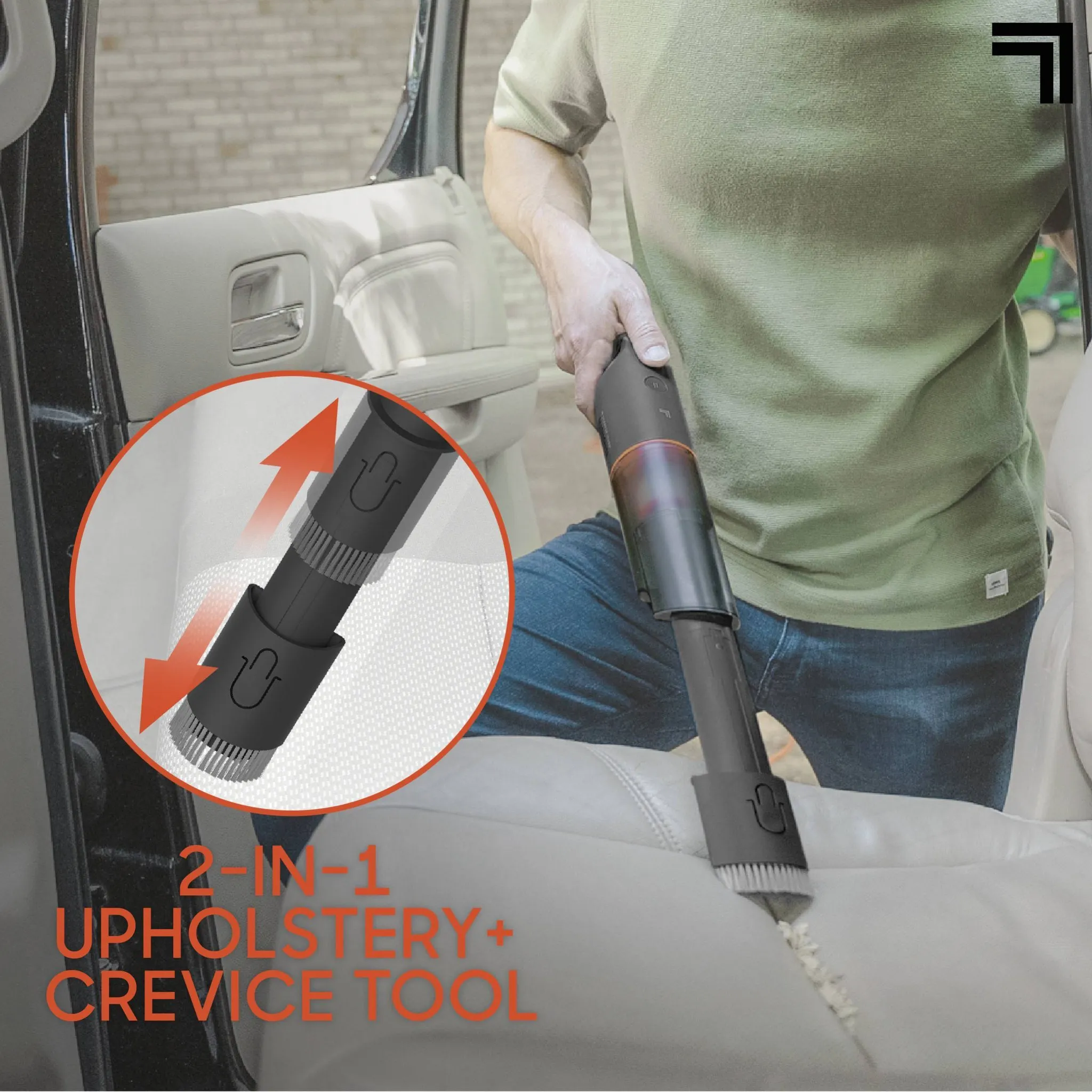 2-In-1 Cordless Handheld Vacuum with Upholstery & Crevice Tool - Image 5