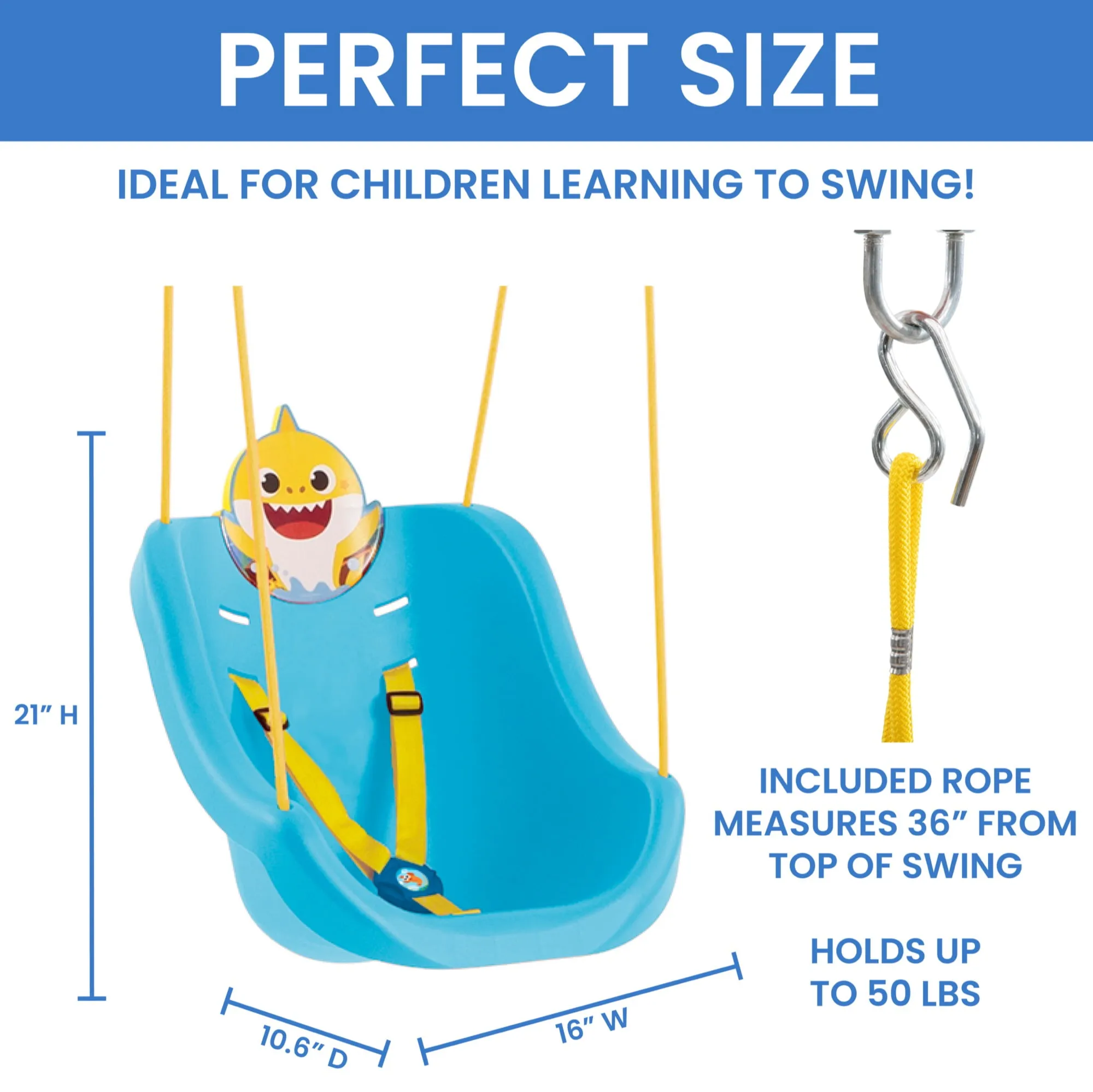 2-in-1 Outdoor Swing - Full Bucket Seat - Image 7