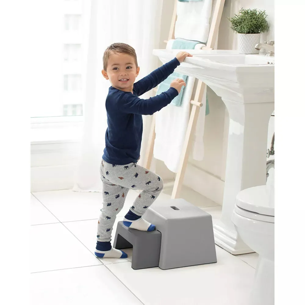 2-in-1 Step Stool for Kids - Blue - Image 3
