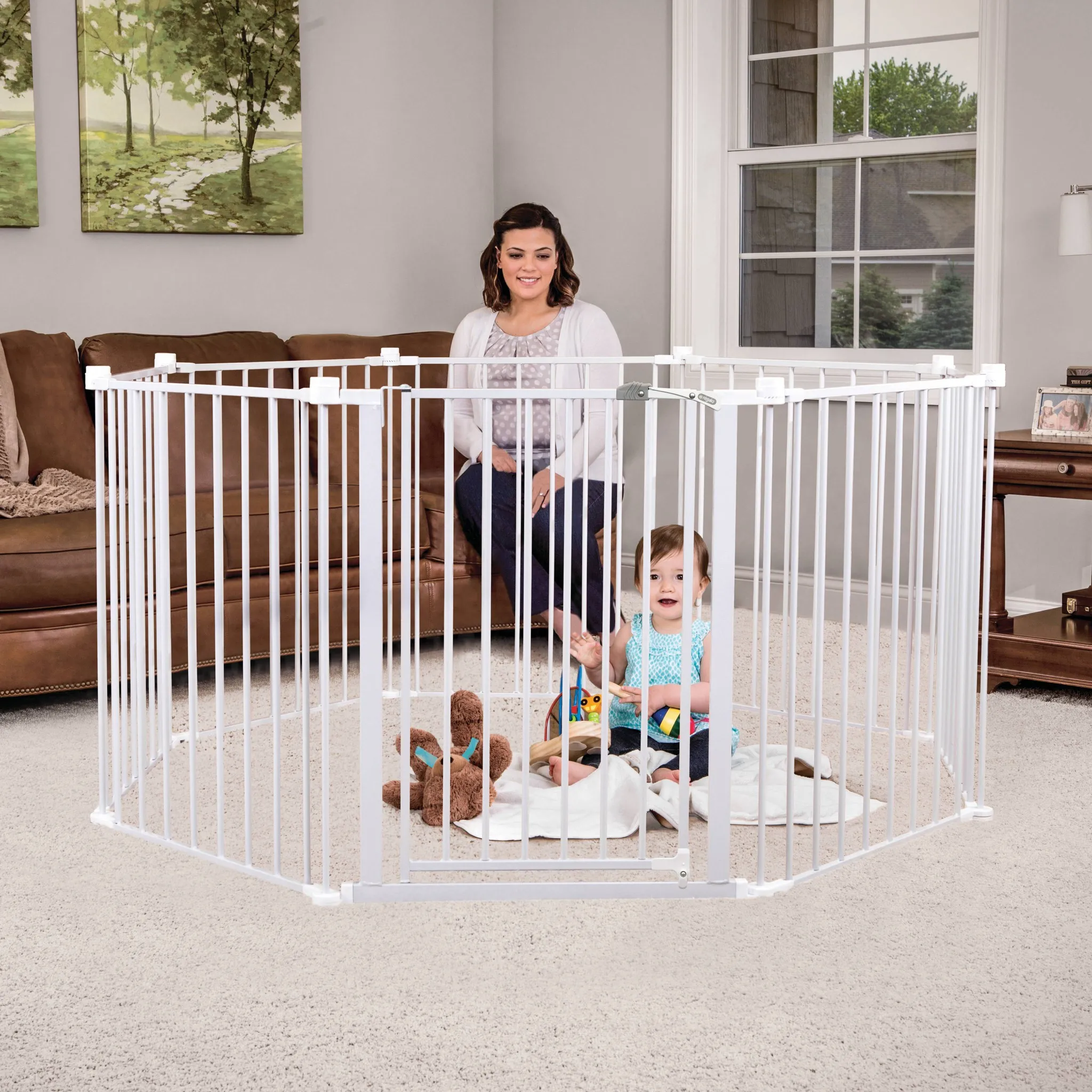 2 in 1 Super Wide™ Safety Gate & Play Yard - Image 2
