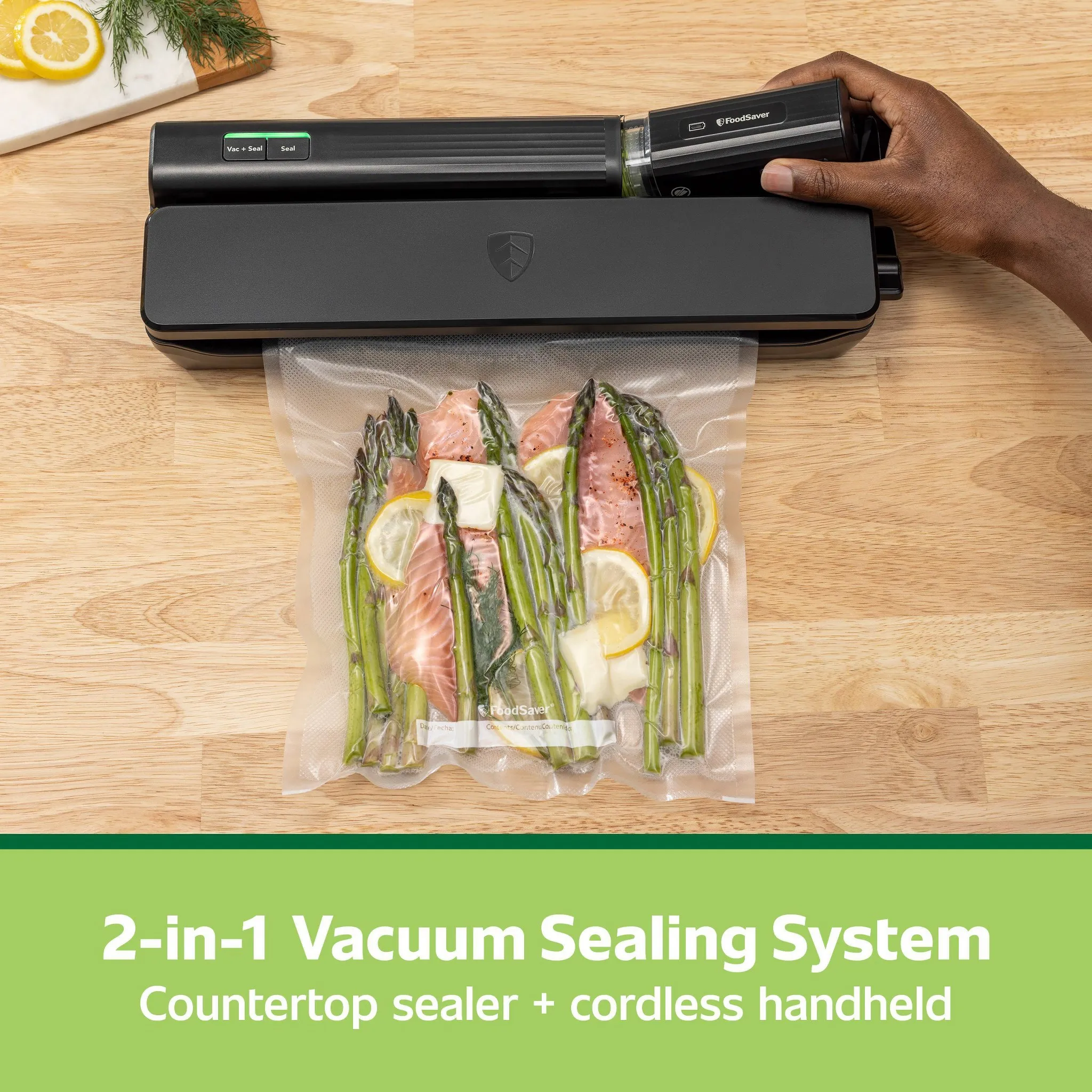 2-in-1 Vacuum Sealer System - Black - Image 3