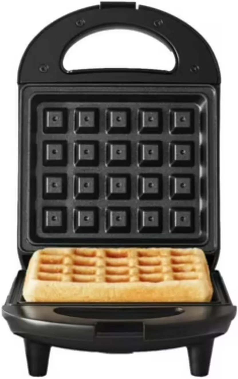 2 in 1 Waffle and Sandwich Maker - Black - Image 2