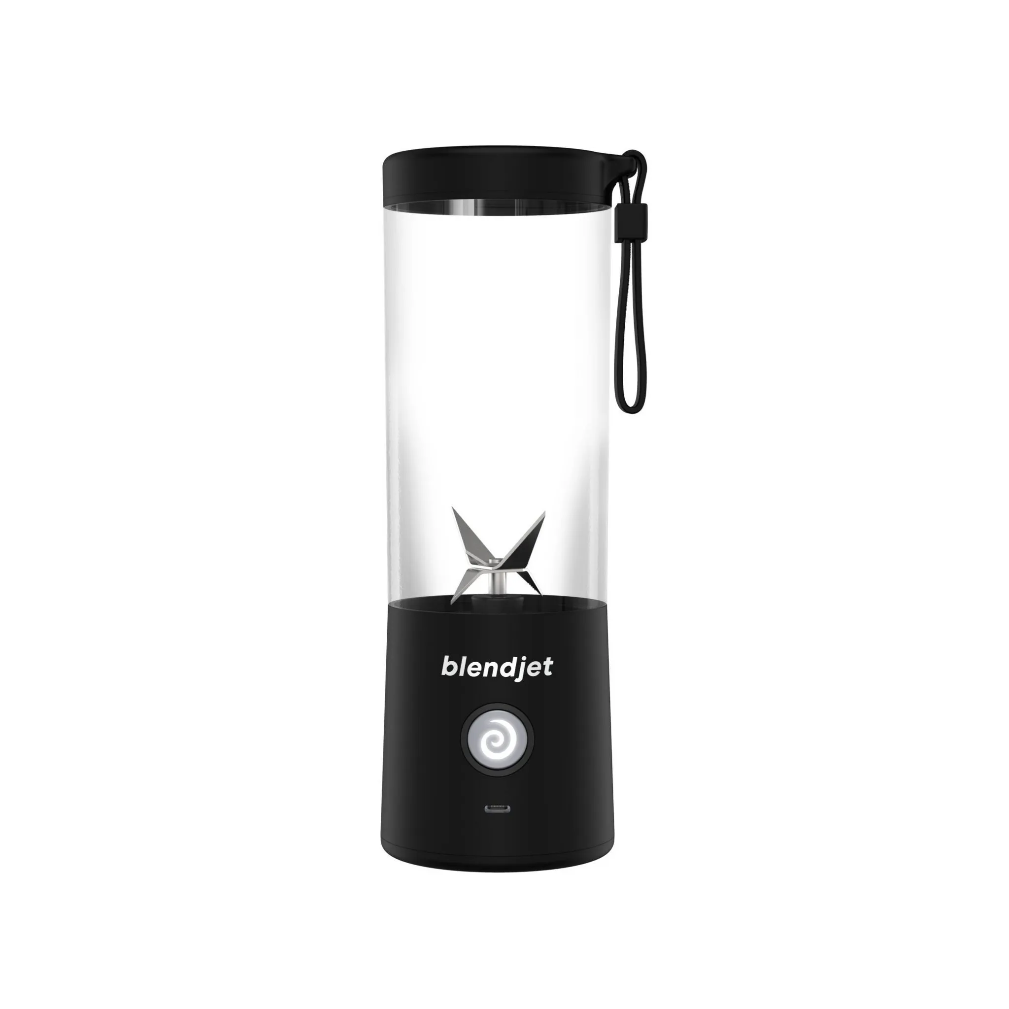 2 Portable Blender Black: 16oz Capacity, 150W Power, Stainless Steel & Plastic, Hand Wash, 1 Speed