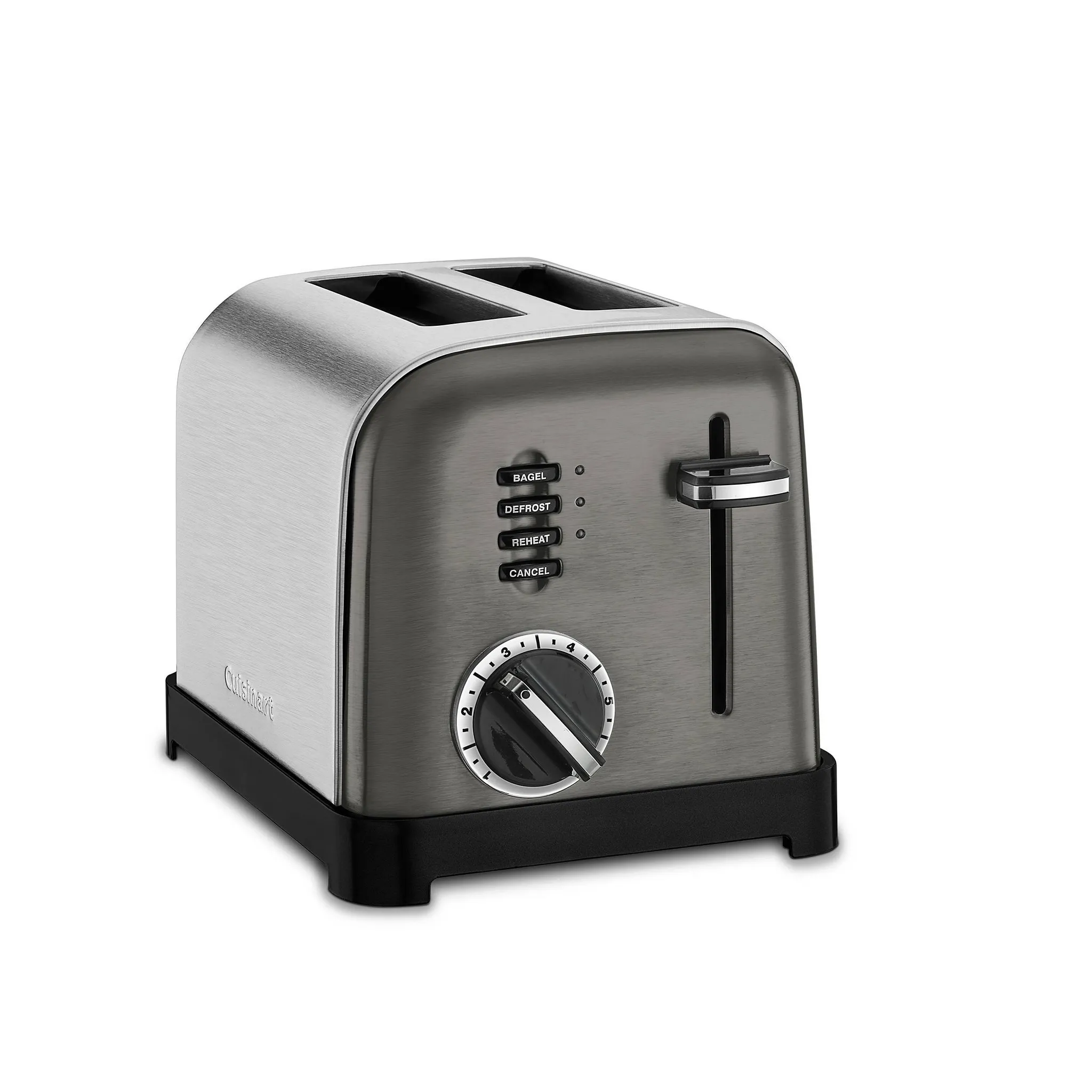 2-Slice Classic Toaster CPT-160BKSP1 - Black Stainless Steel - Image 4