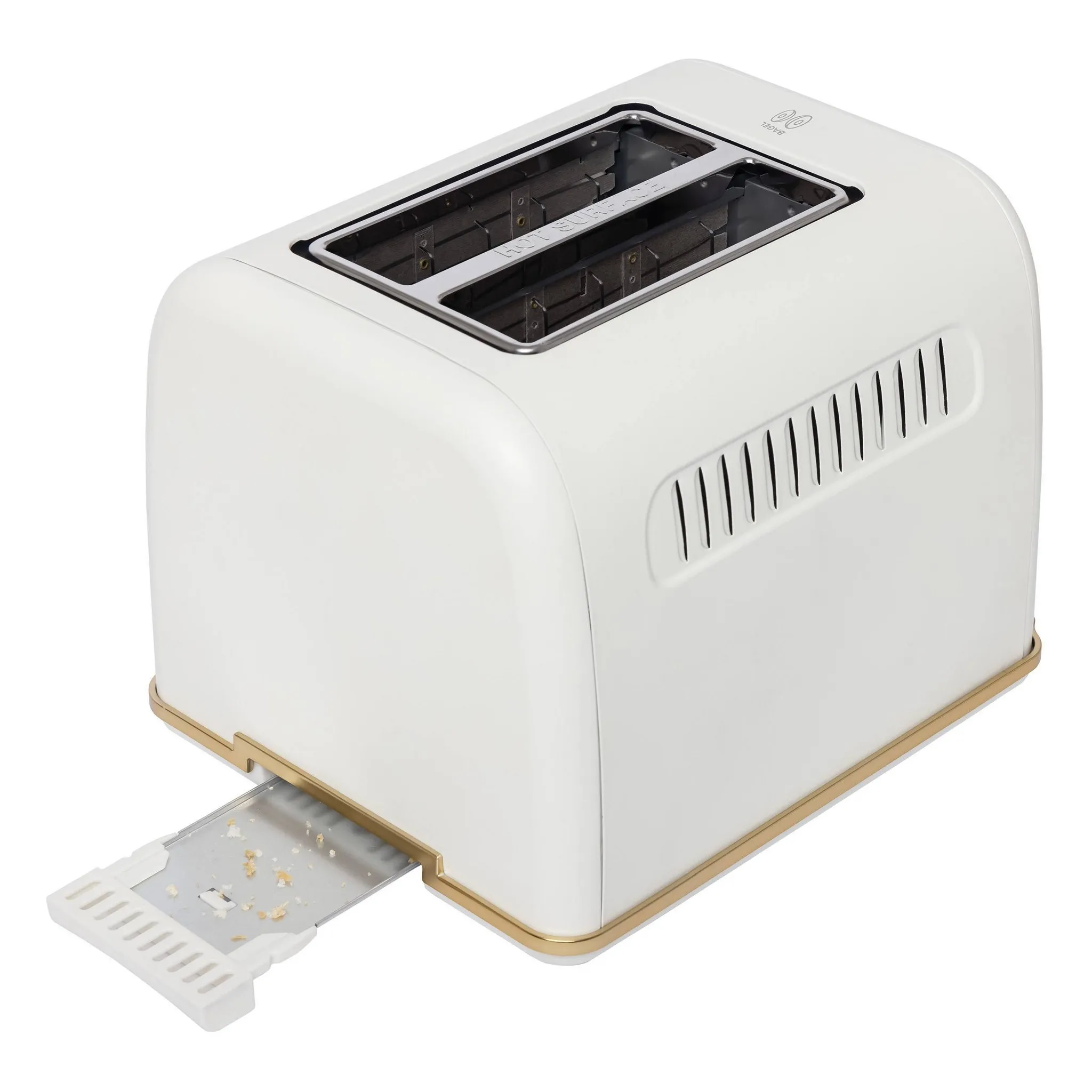 2 Slice Toaster, Cream - Hearth & Hand with Magnolia - Image 3