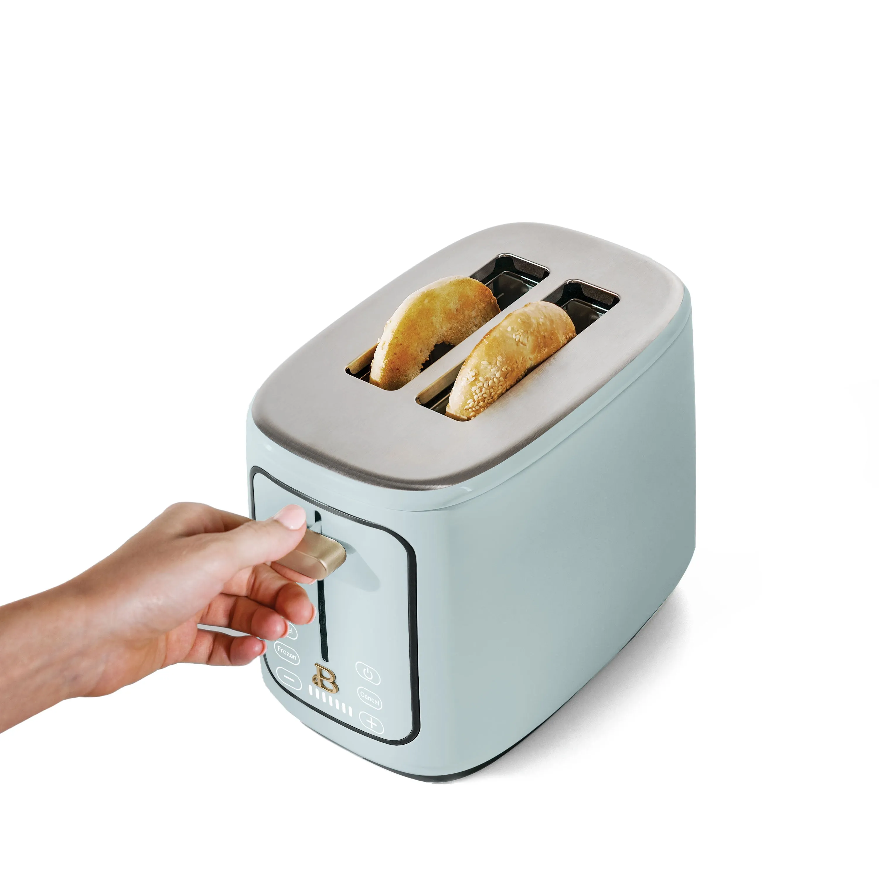 2 Slice Toaster with Touch-Activated Display - Hydrangea - Image 4