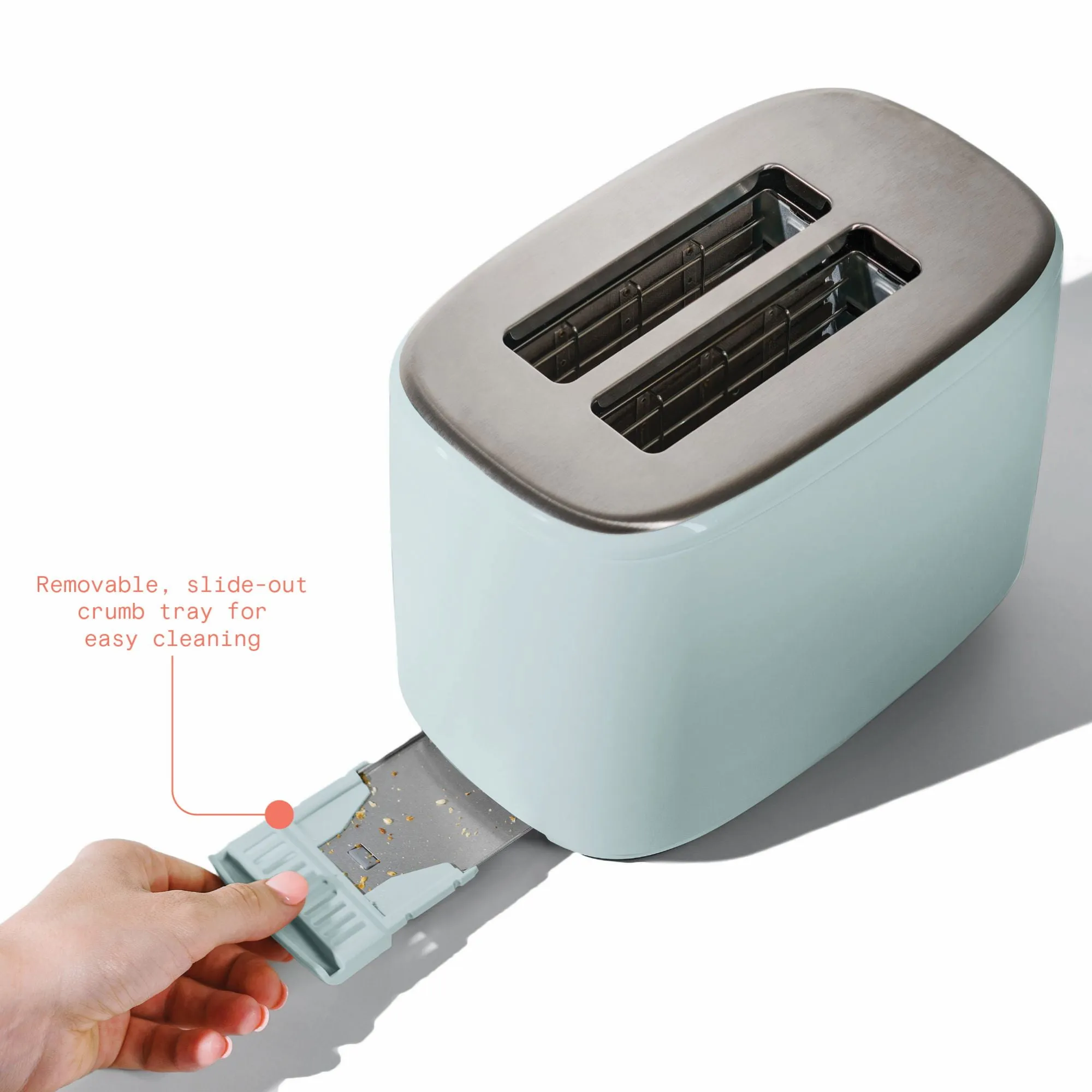 2 Slice Toaster with Touch-Activated Display - Hydrangea - Image 5