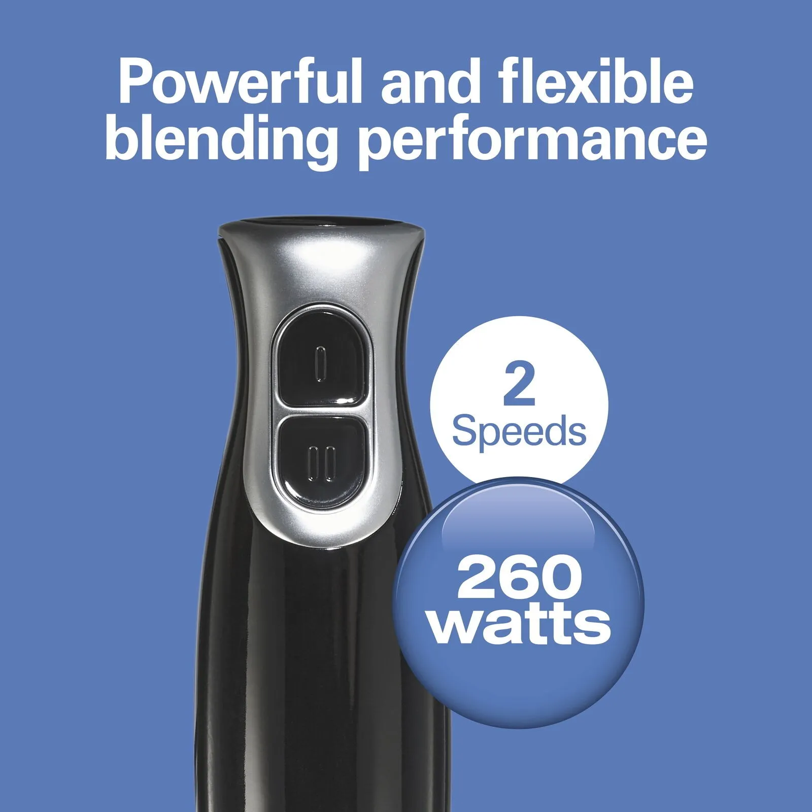 2 Speed Immersion Blender With Blending Wand And Whisk - Image 4