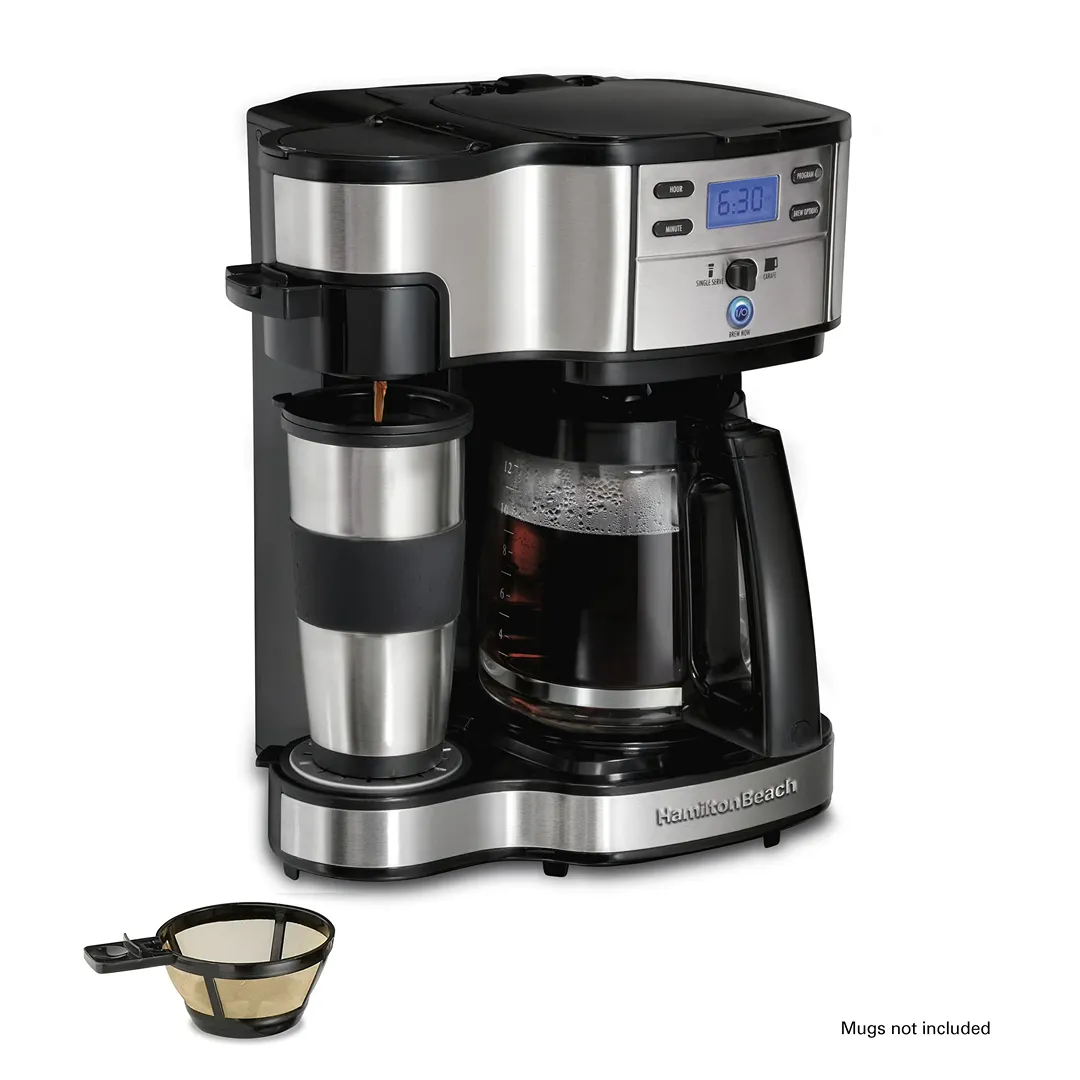 2-Way Programmable Coffee Maker - Black