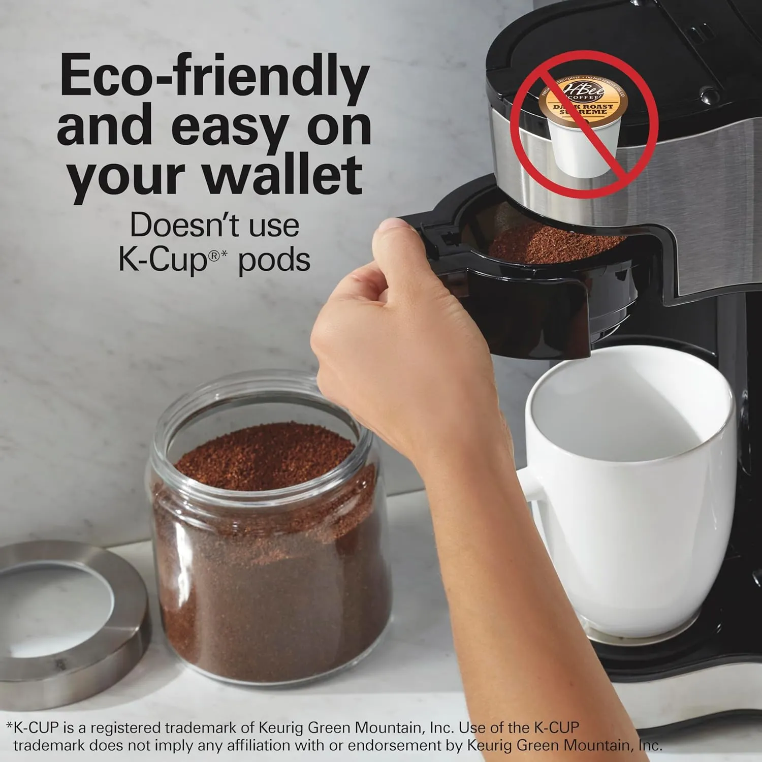 2-Way Programmable Coffee Maker - Black - Image 4