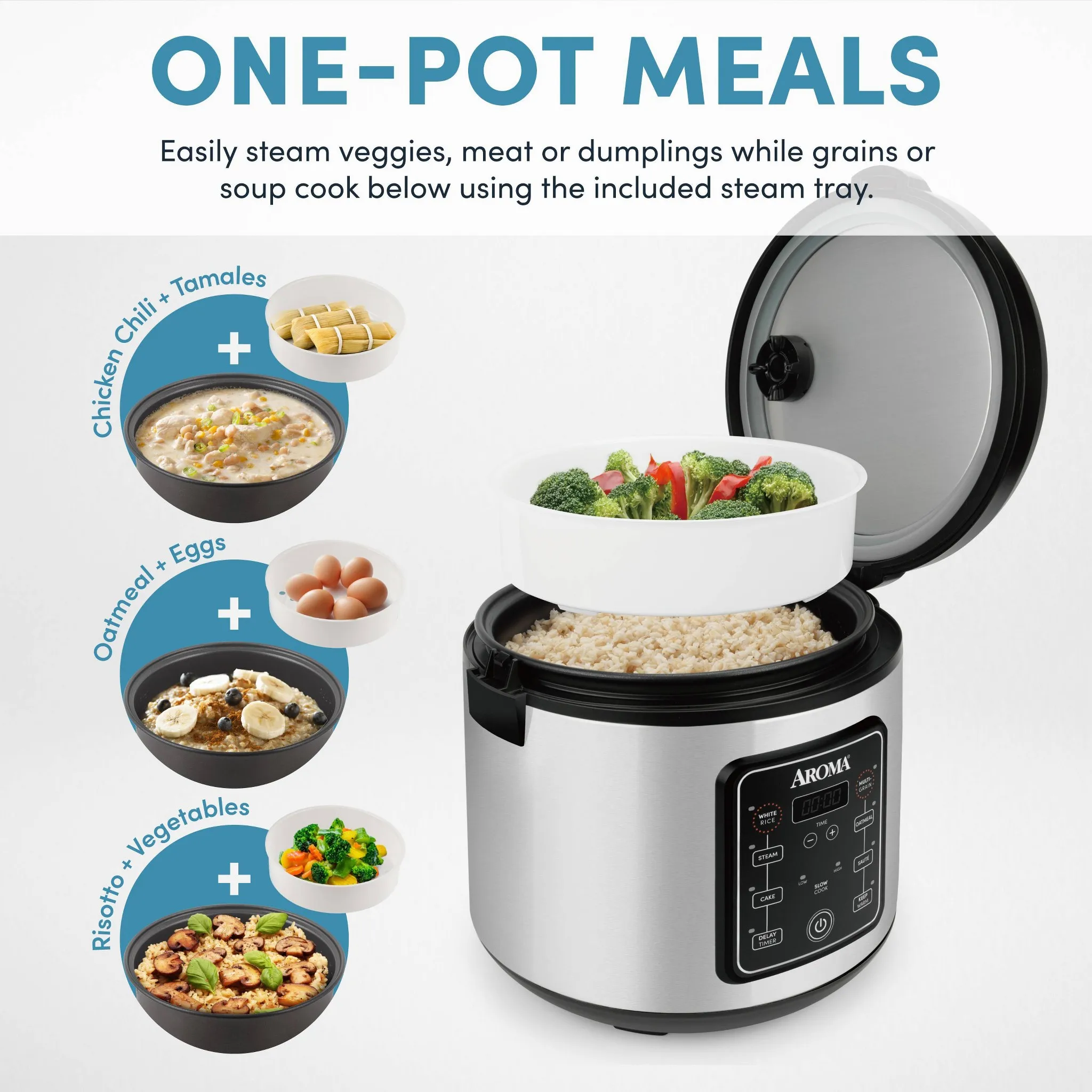 20 Cup Digital Multicooker & Rice Cooker - Image 4