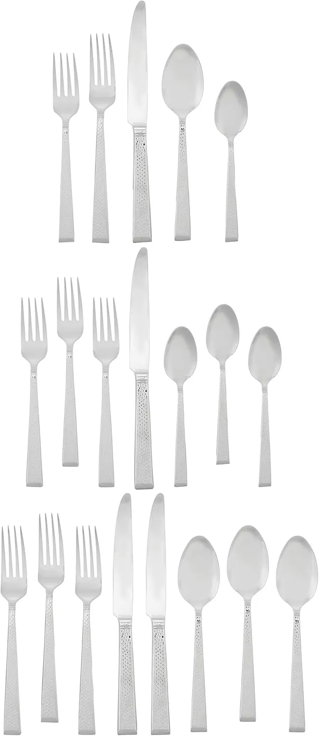 20 Piece Flatware Set - Stainless Steel - Image 4