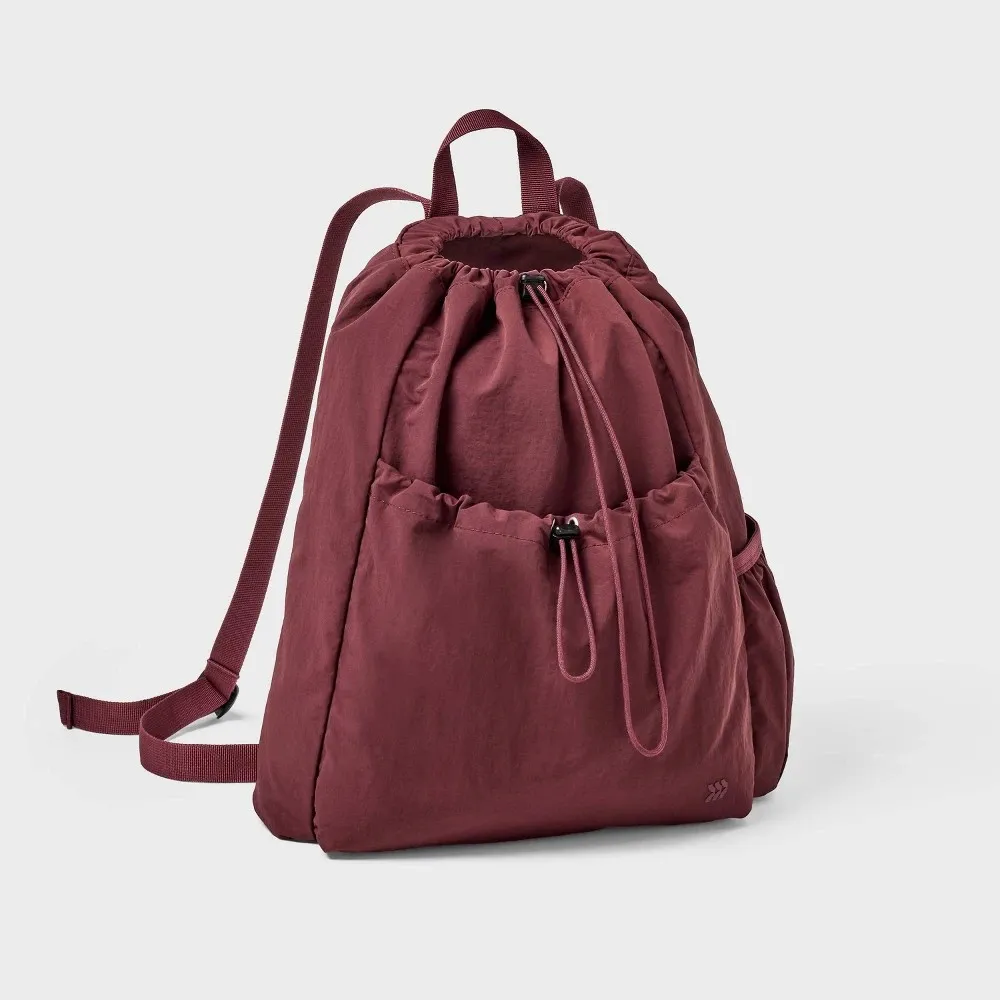 20L Cinch Backpack - Maroon