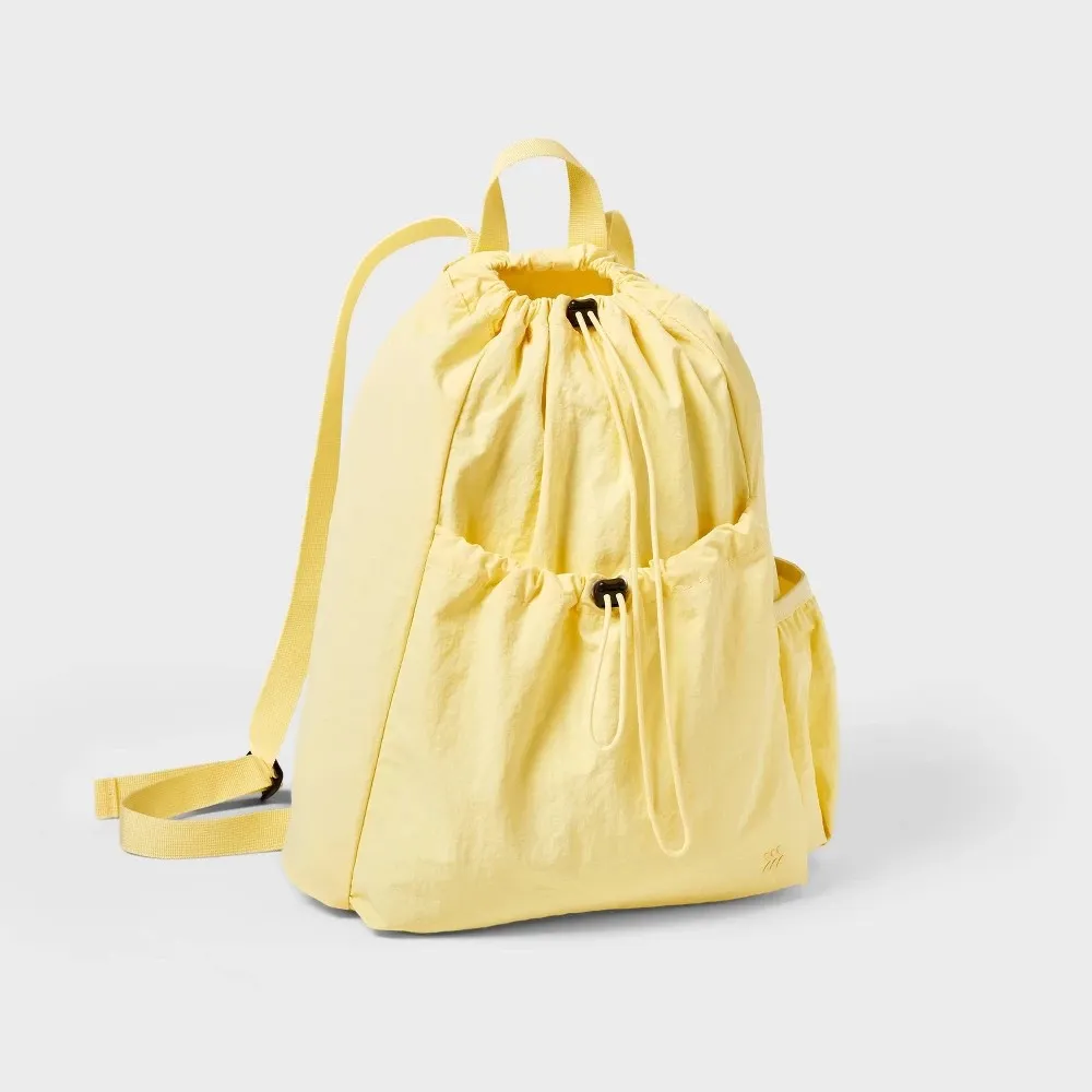 20L Cinch Backpack - Yellow - Image 4