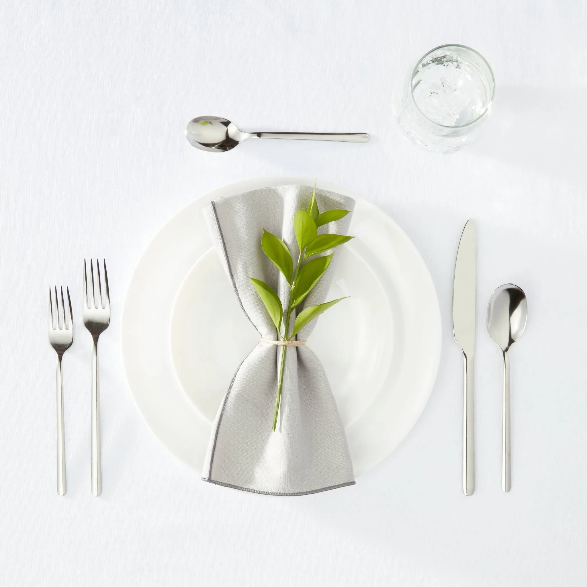20pc Flatware Set Silver - Image 2