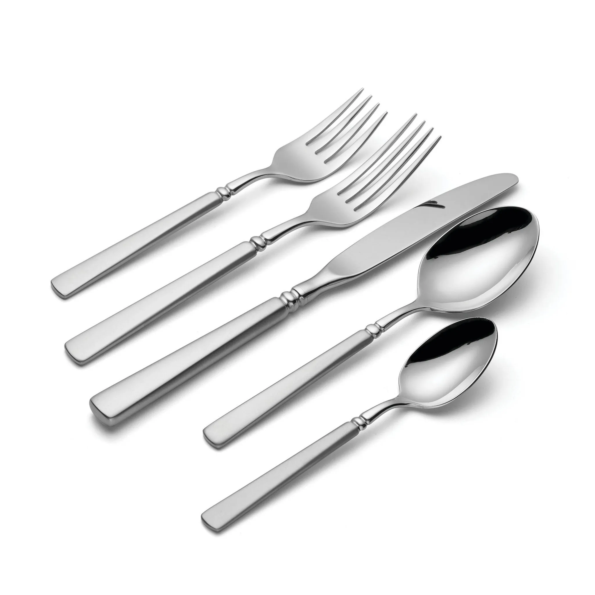 20pc Satin Easton Flatware Set - Image 4