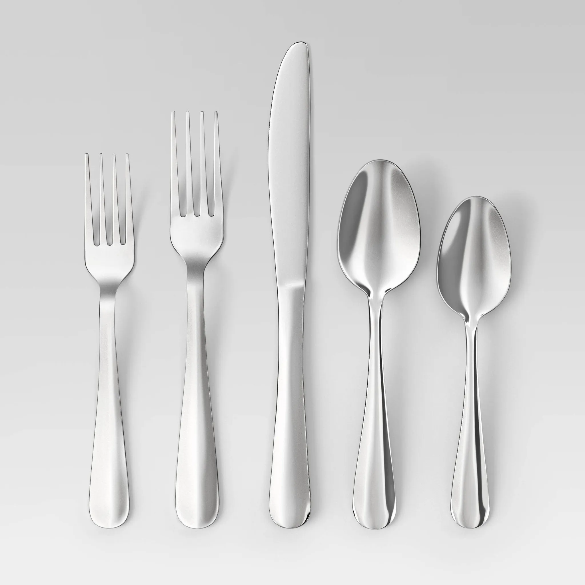 20pc Teagan Flatware Silver