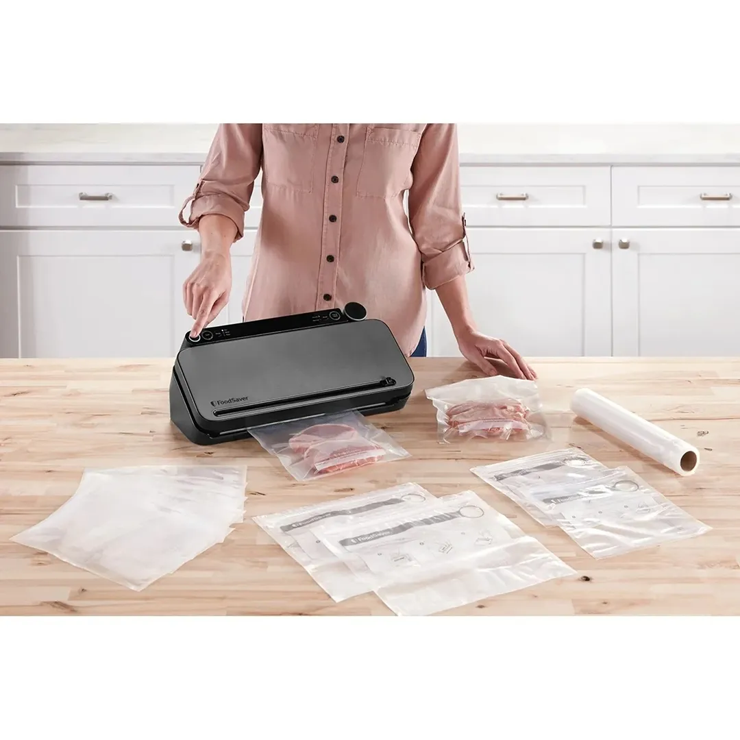 2110742 Multi-Use Food Preservation System with Built-in Handheld Sealer - Black - Image 4