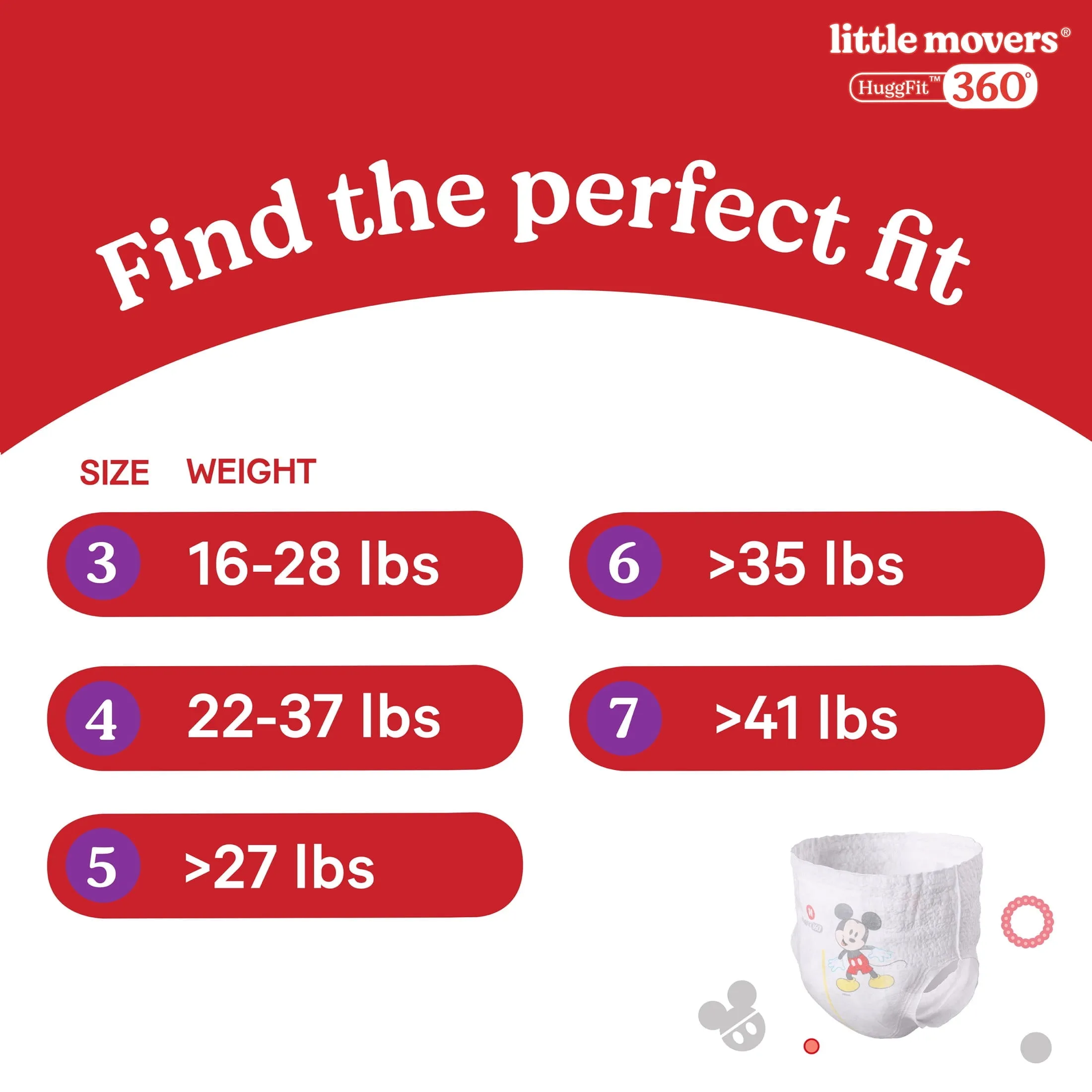 21ct HuggFit 360° Baby Diapers with 360° Waistband - Size 4 (22-37 lbs) - Image 2