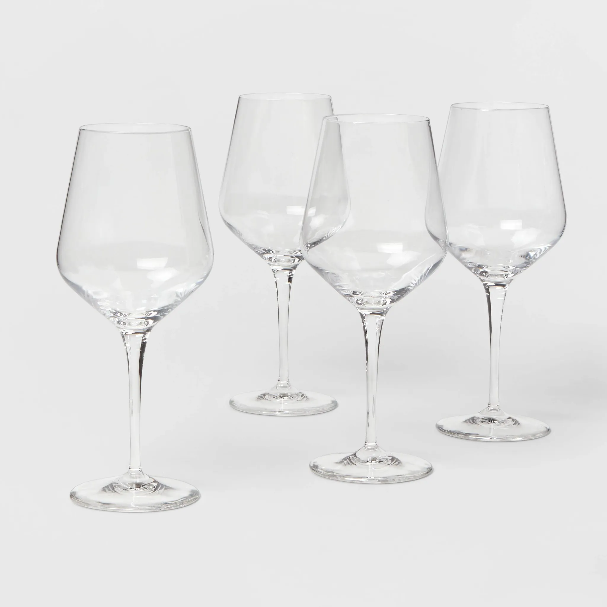 22oz 4-Pack Glass Red Wine Glasses - Image 5