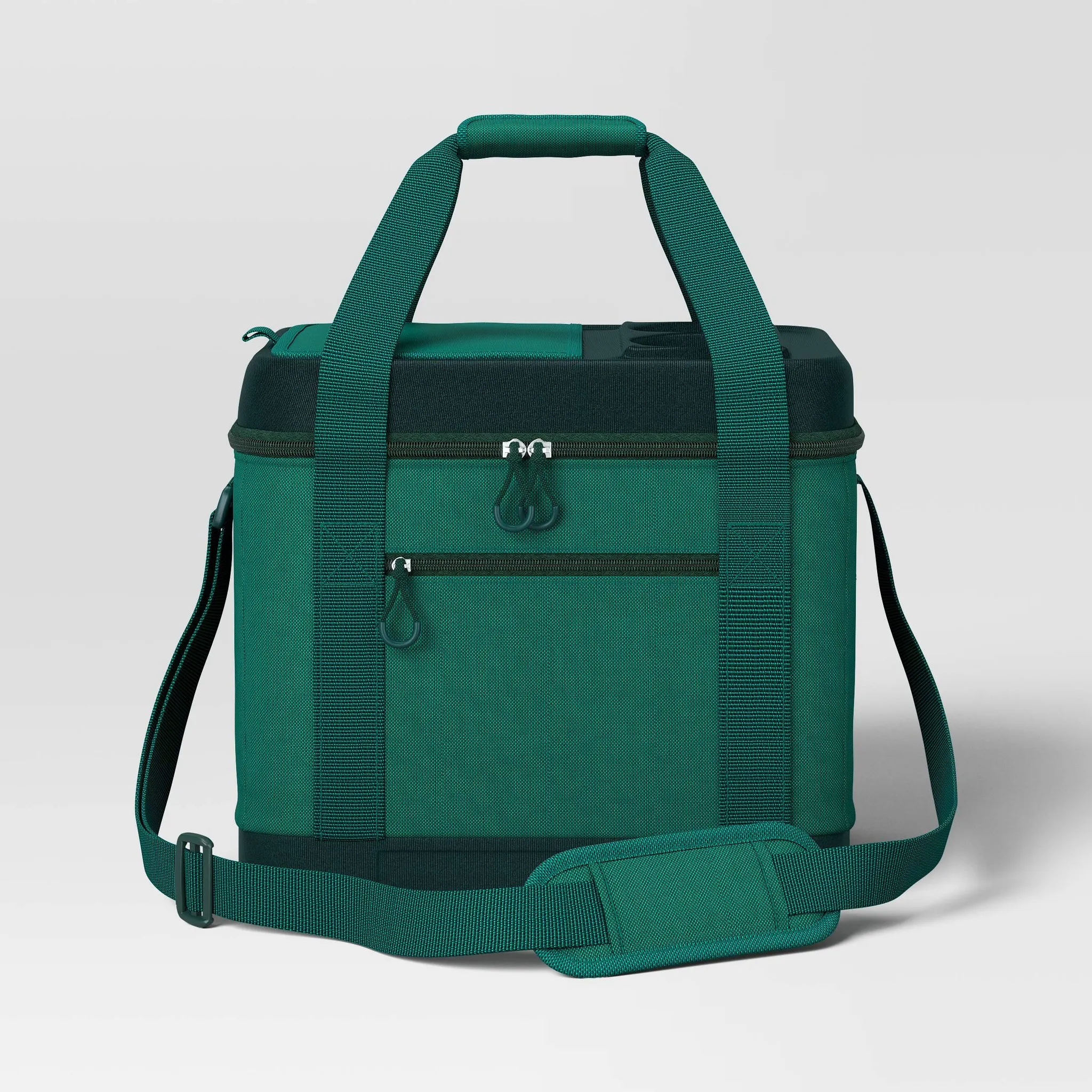 24 Cans/9qt Soft-Sided Cooler - Green