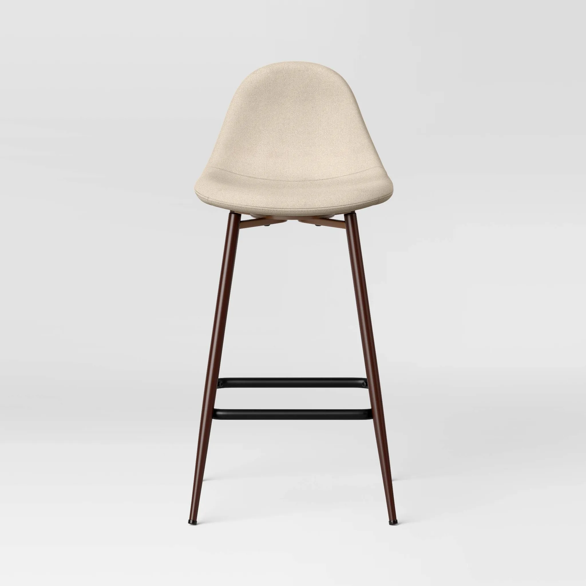 24" Copley Counter Height Barstool with Footrest - Cream - Image 2