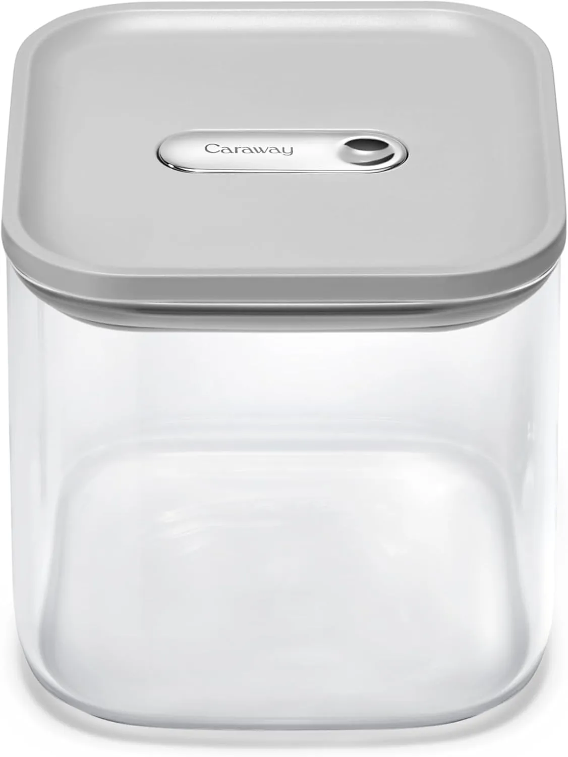 2.5 Qt. Medium Glass Airtight Container - Gray - Image 2